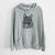 Bare Kasia the Norwegian Elkhound - Unisex Pigment Dyed Hoodie