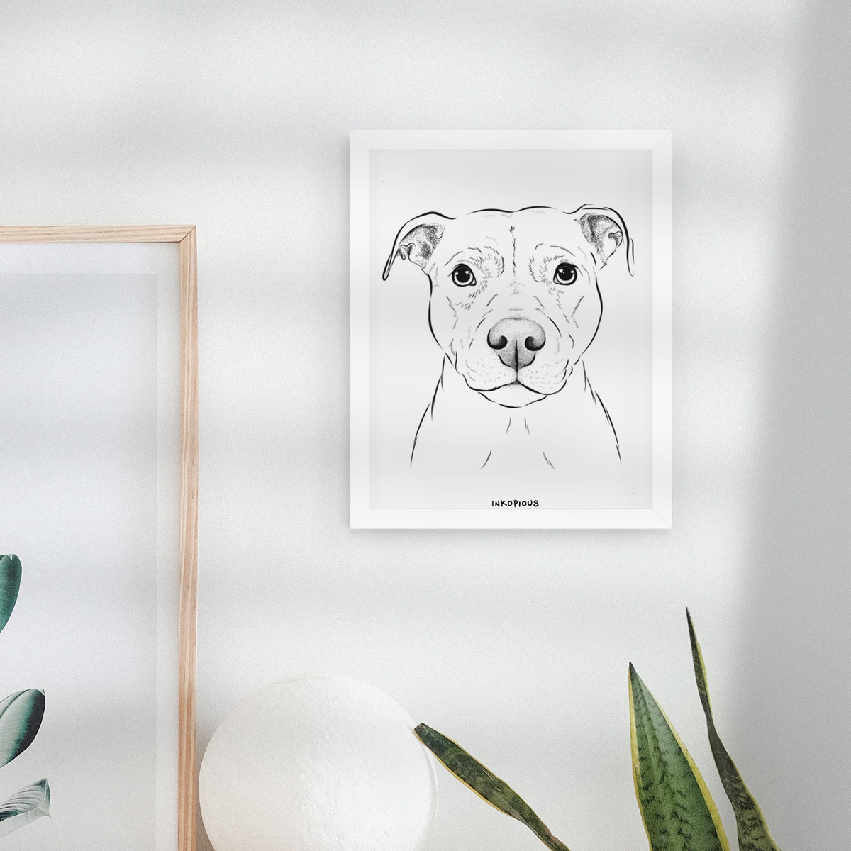 Khaleesi the Pitbull Art Print