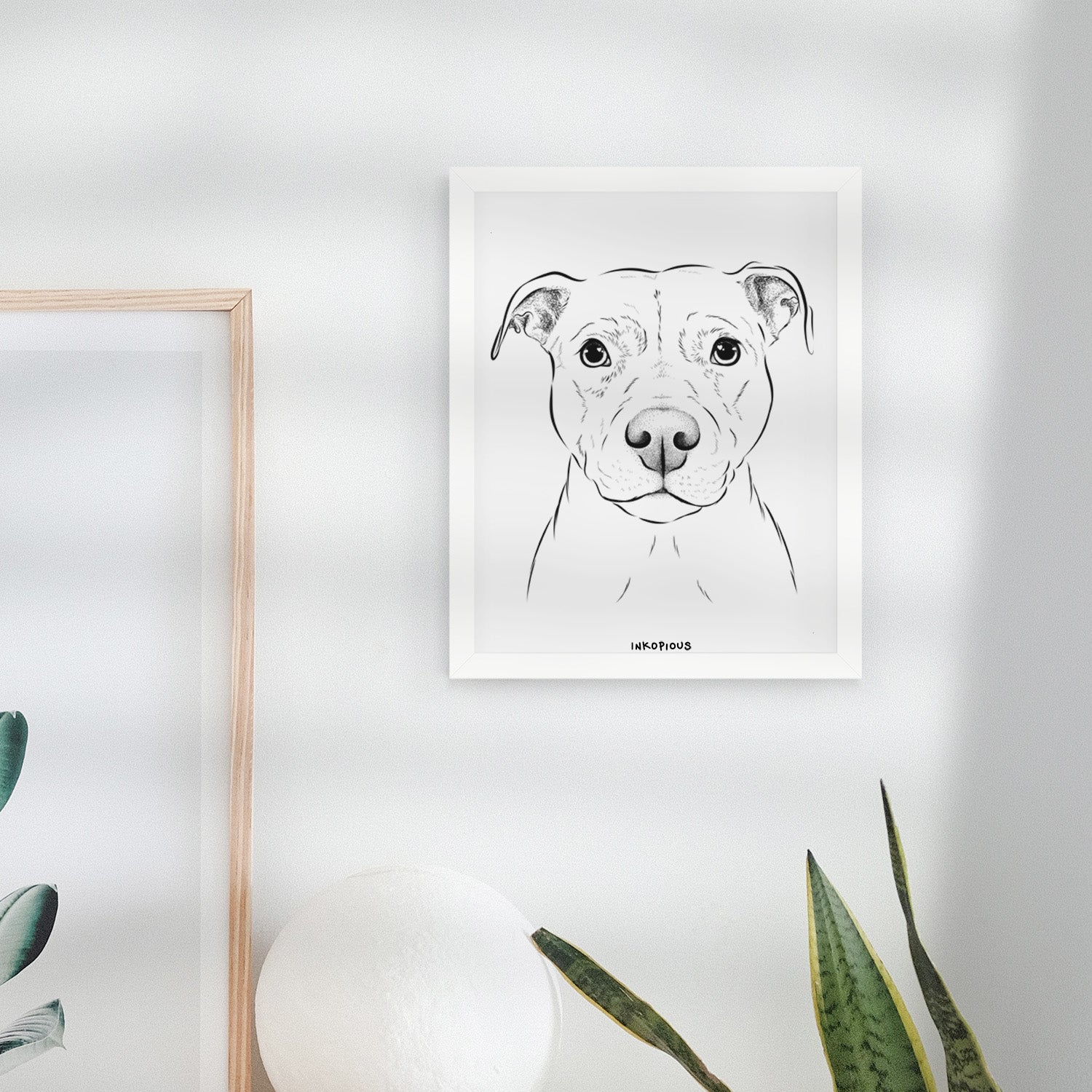 Khaleesi the Pitbull Art Print