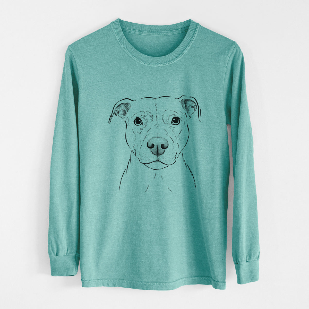 Bare Khaleesi the Pitbull - Heavyweight 100% Cotton Long Sleeve