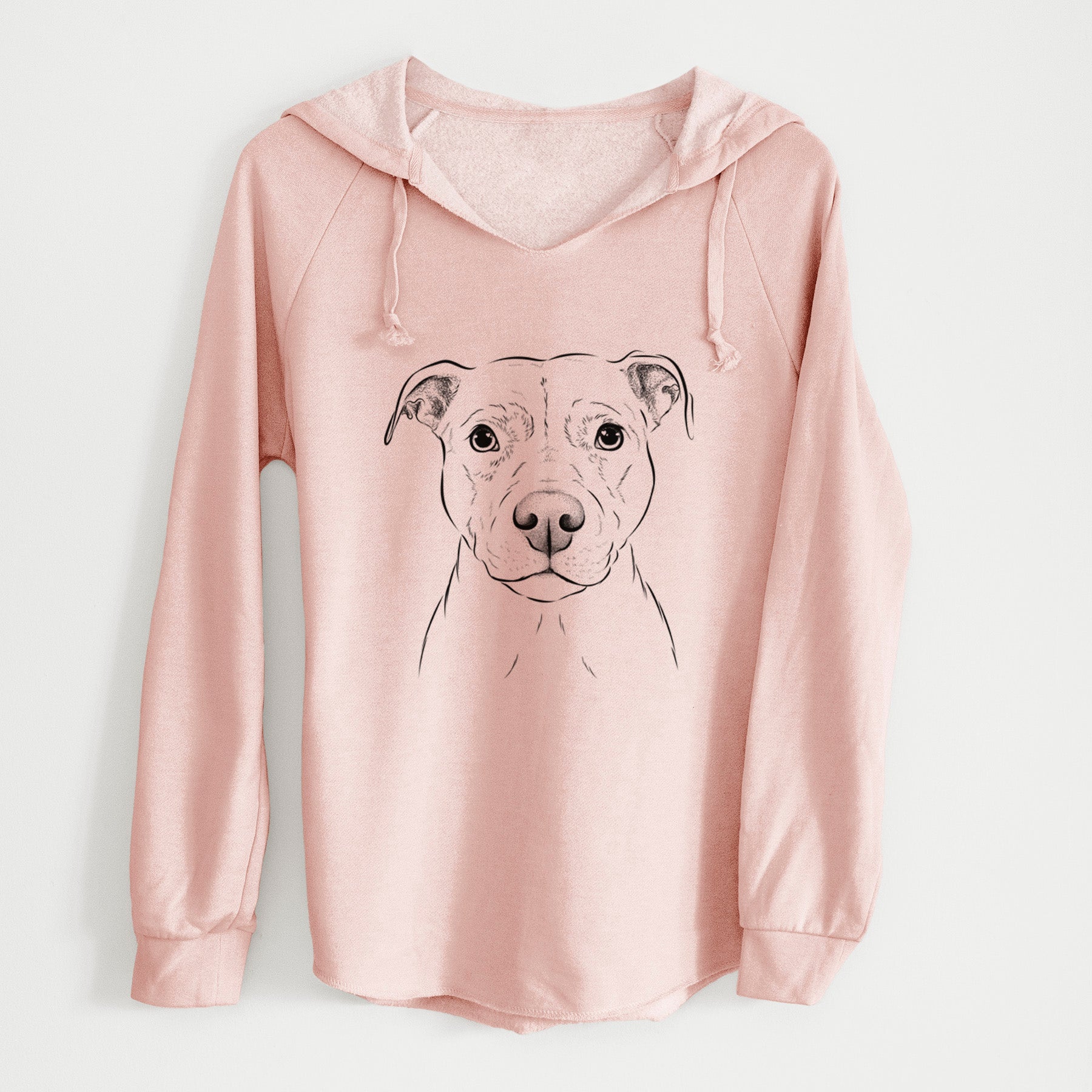 Bare Khaleesi the Pitbull - Cali Wave Hooded Sweatshirt