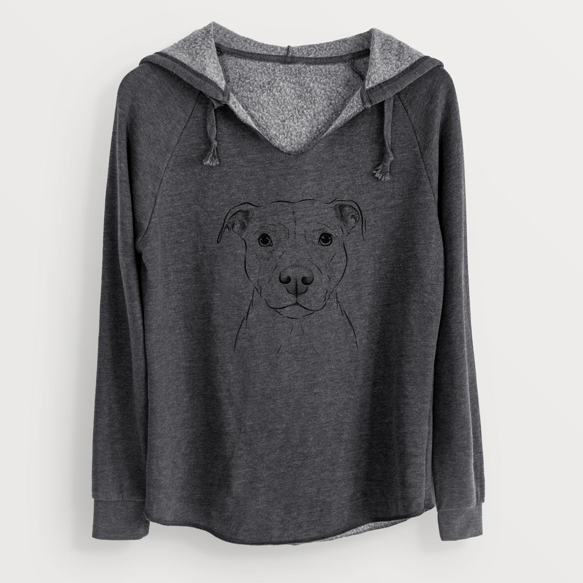 Bare Khaleesi the Pitbull - Cali Wave Hooded Sweatshirt