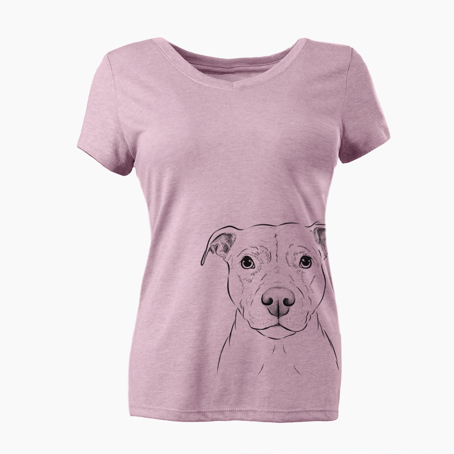 Bare Khaleesi the Pitbull - Women's V-neck Shirt