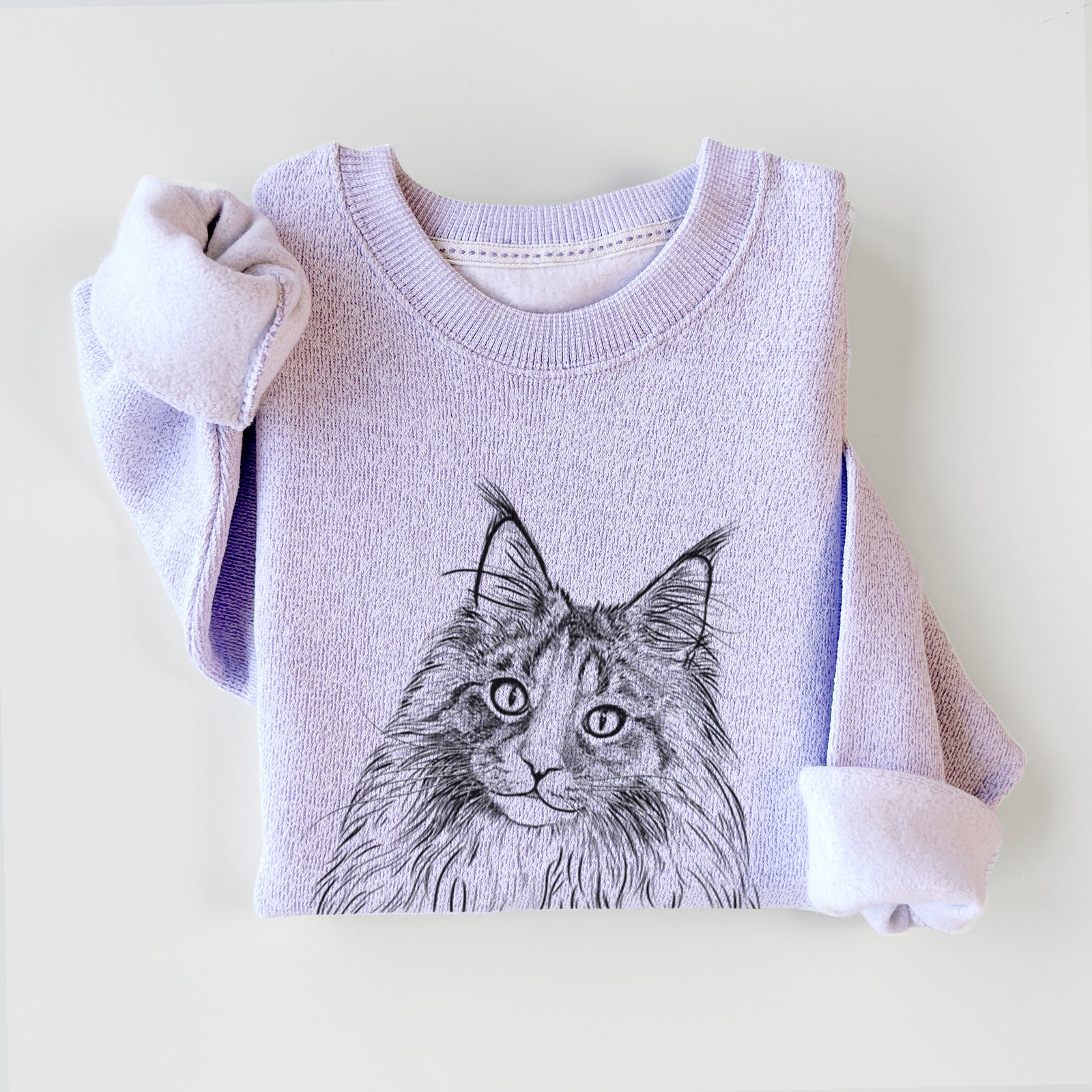 Kiki the Maine Coon Cat - Knit Sweatshirt