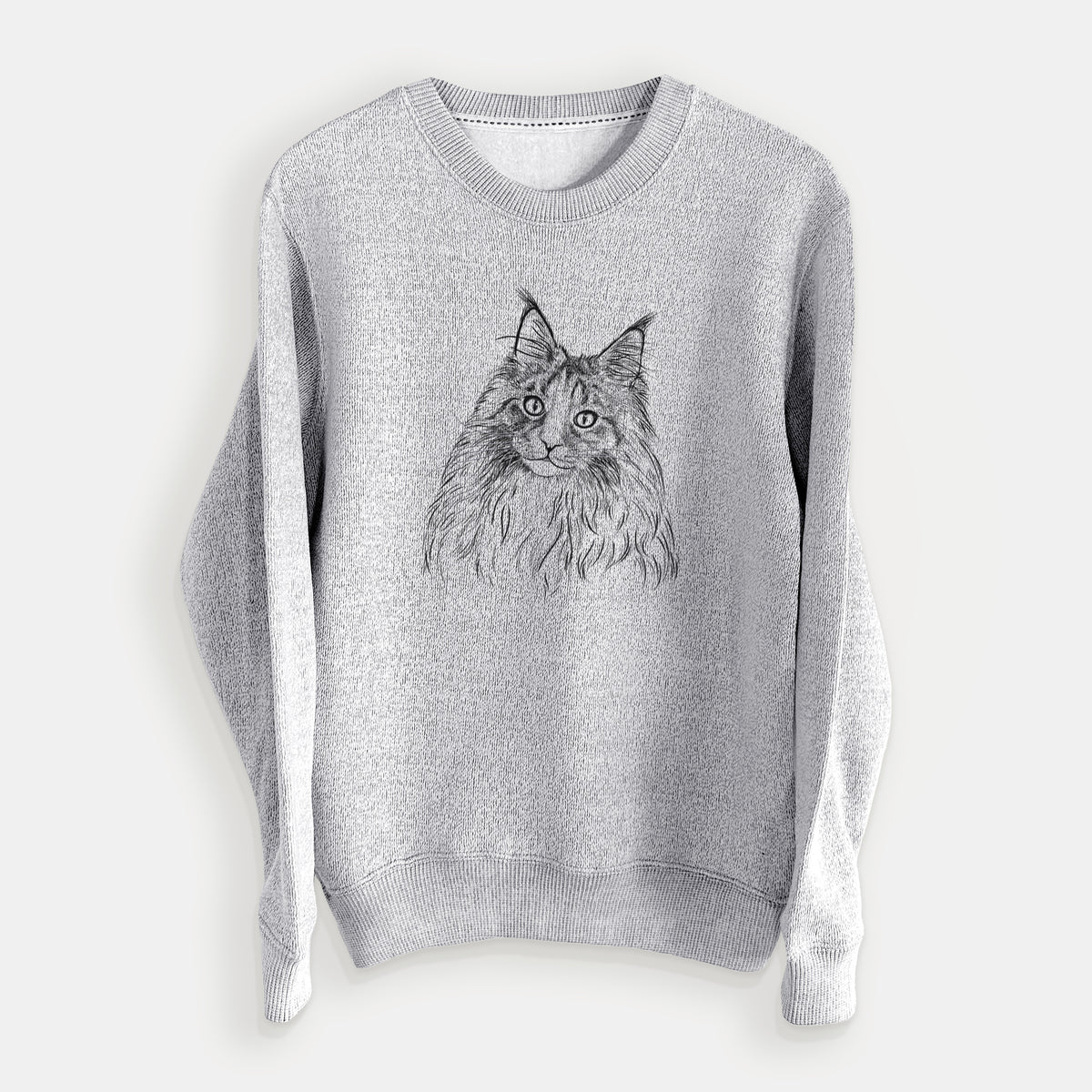 Kiki the Maine Coon Cat - Knit Sweatshirt