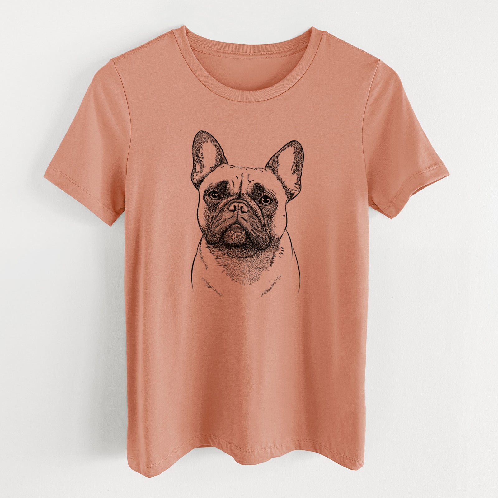 Bare Kingsleigh the French Bulldog - Women's Lightweight Relaxed Fit 100% Cotton Crewneck