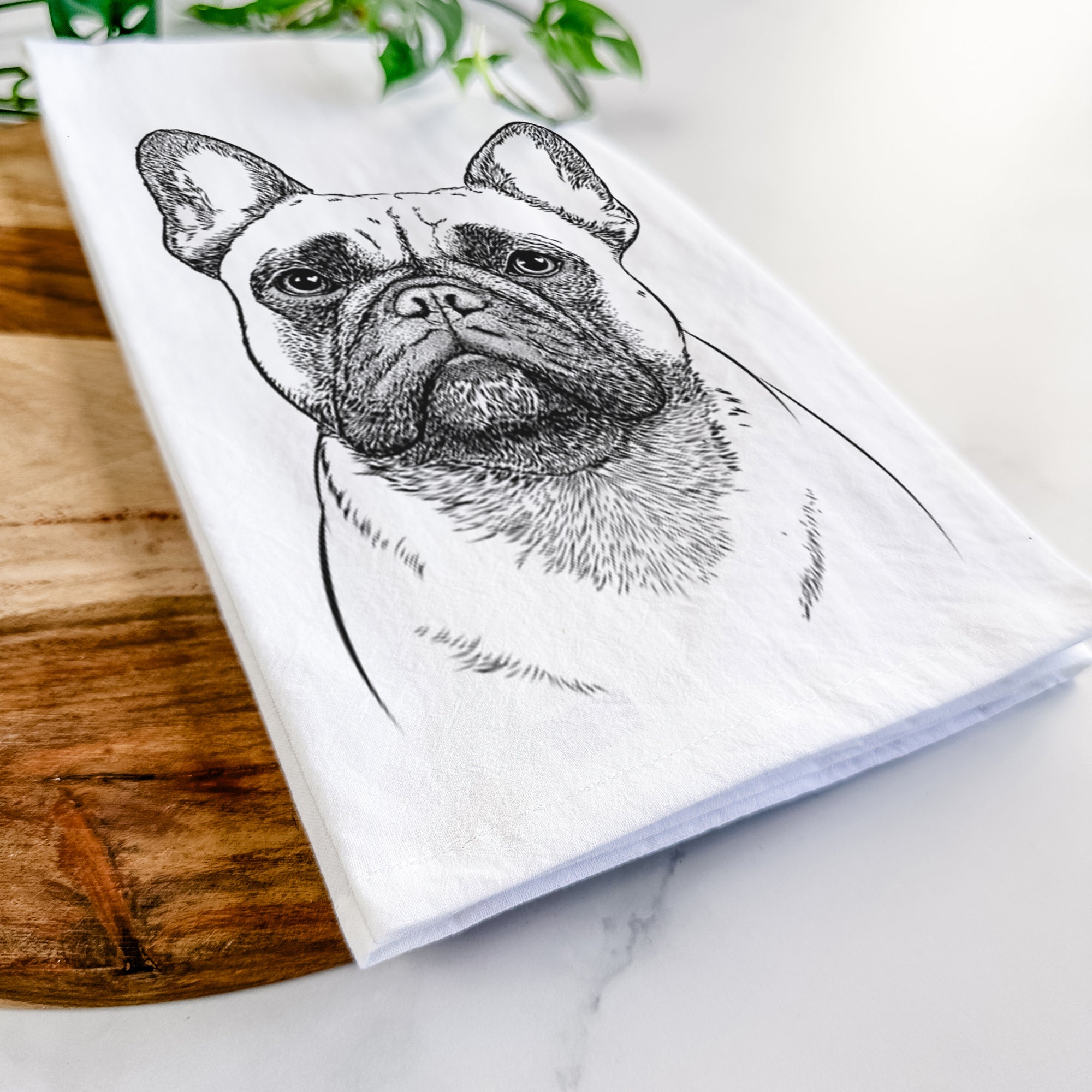 Kingsleigh the French Bulldog Tea Towel