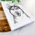 Kira the Siberian Husky Tea Towel