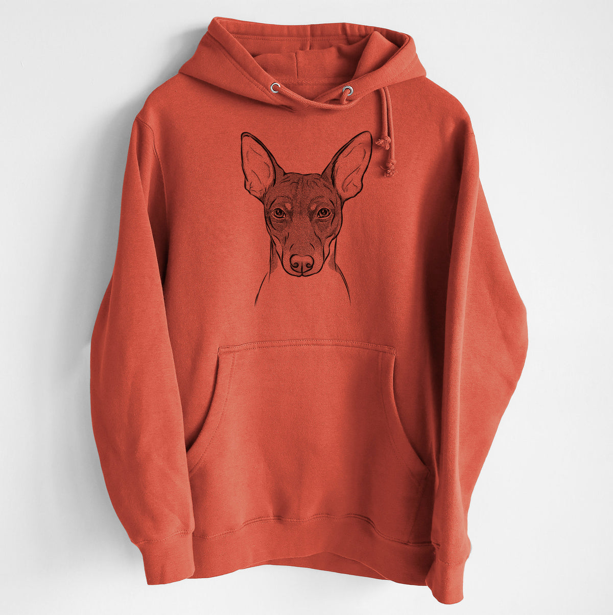 Knox the Rat Terrier- Heavyweight Fleece Hoodie