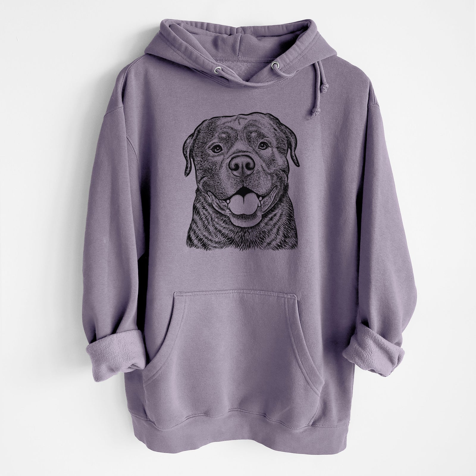 Kojak the Rottweiler- Heavyweight Fleece Hoodie