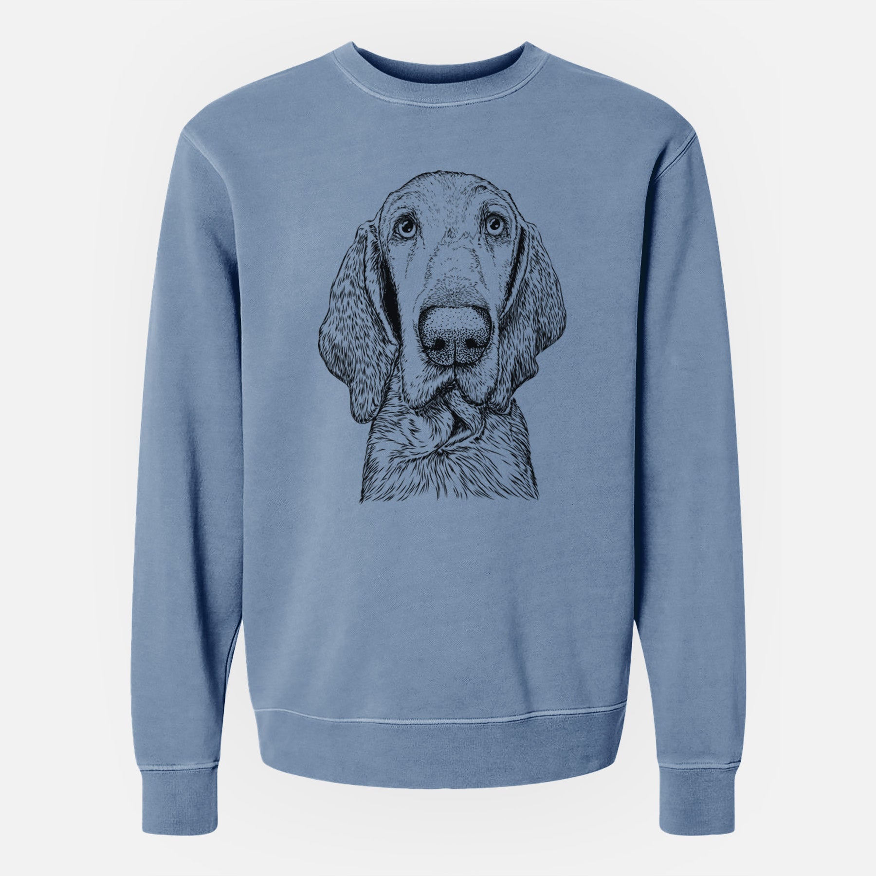 Bare Kylie the Bracco Italiano - Unisex Pigment Dyed Crew Sweatshirt