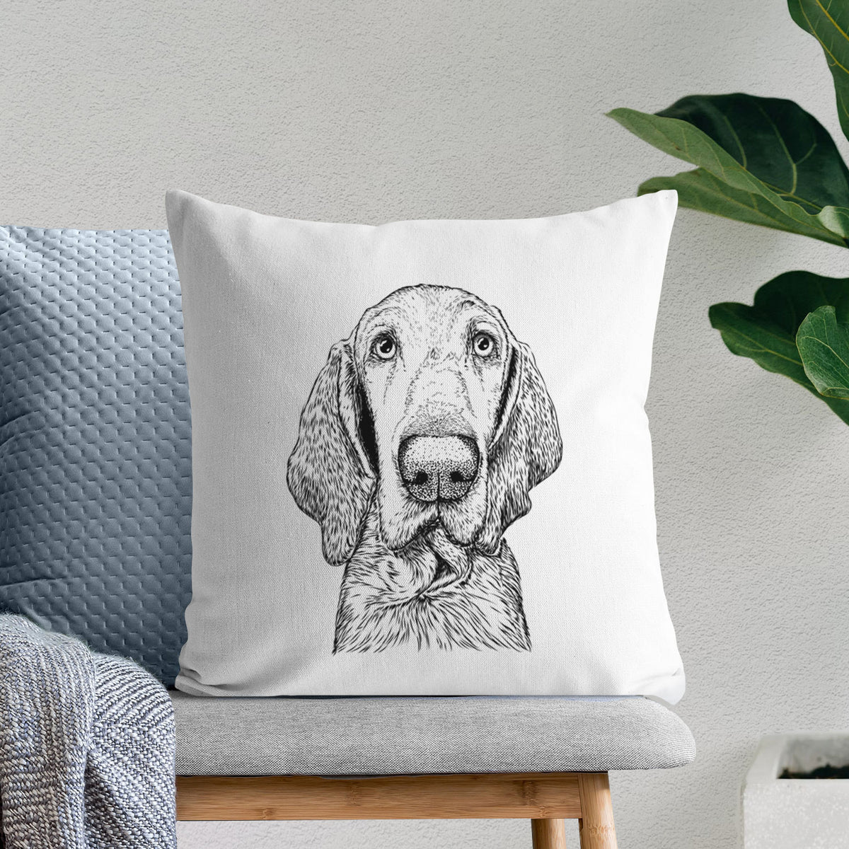 Kylie the Bracco Italiano - Throw Pillow Cover