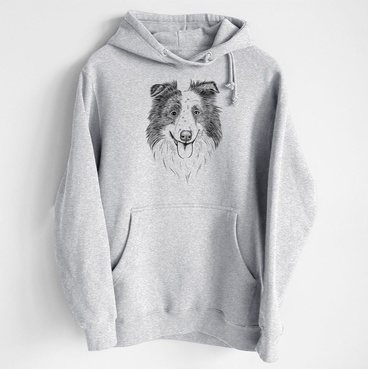 Lady Bug the Border Collie- Heavyweight Fleece Hoodie