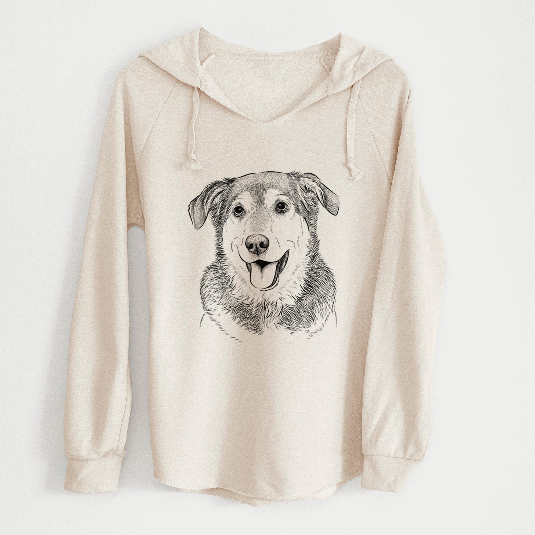 Bare Lance the Lab/Shepherd Mix - Cali Wave Hooded Sweatshirt