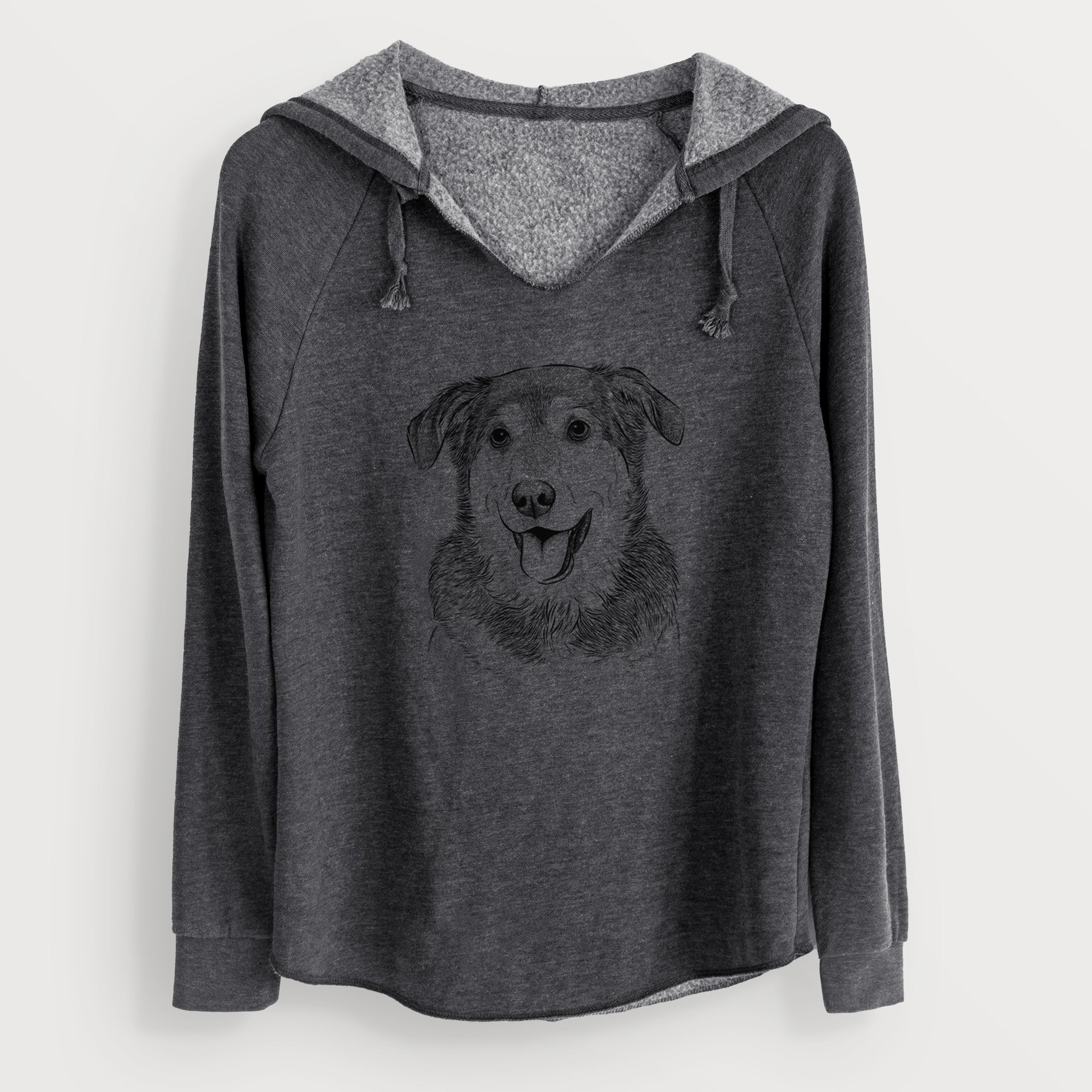 Bare Lance the Lab/Shepherd Mix - Cali Wave Hooded Sweatshirt