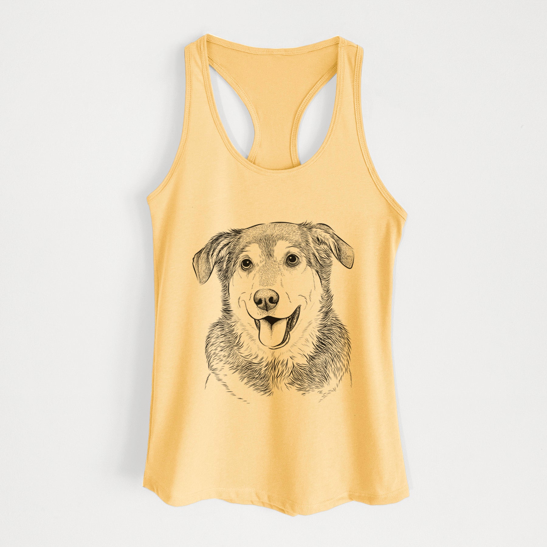 Lance the Lab/Shepherd Mix - Women's Racerback Tanktop