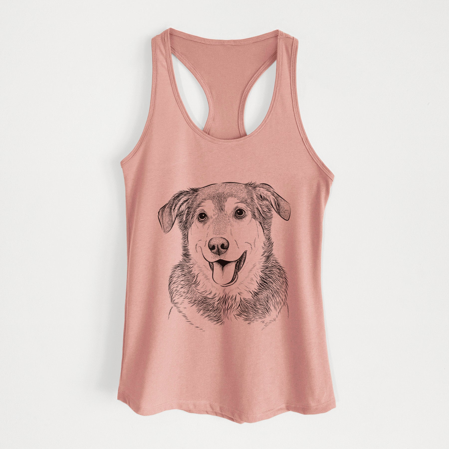 Lance the Lab/Shepherd Mix - Women's Racerback Tanktop