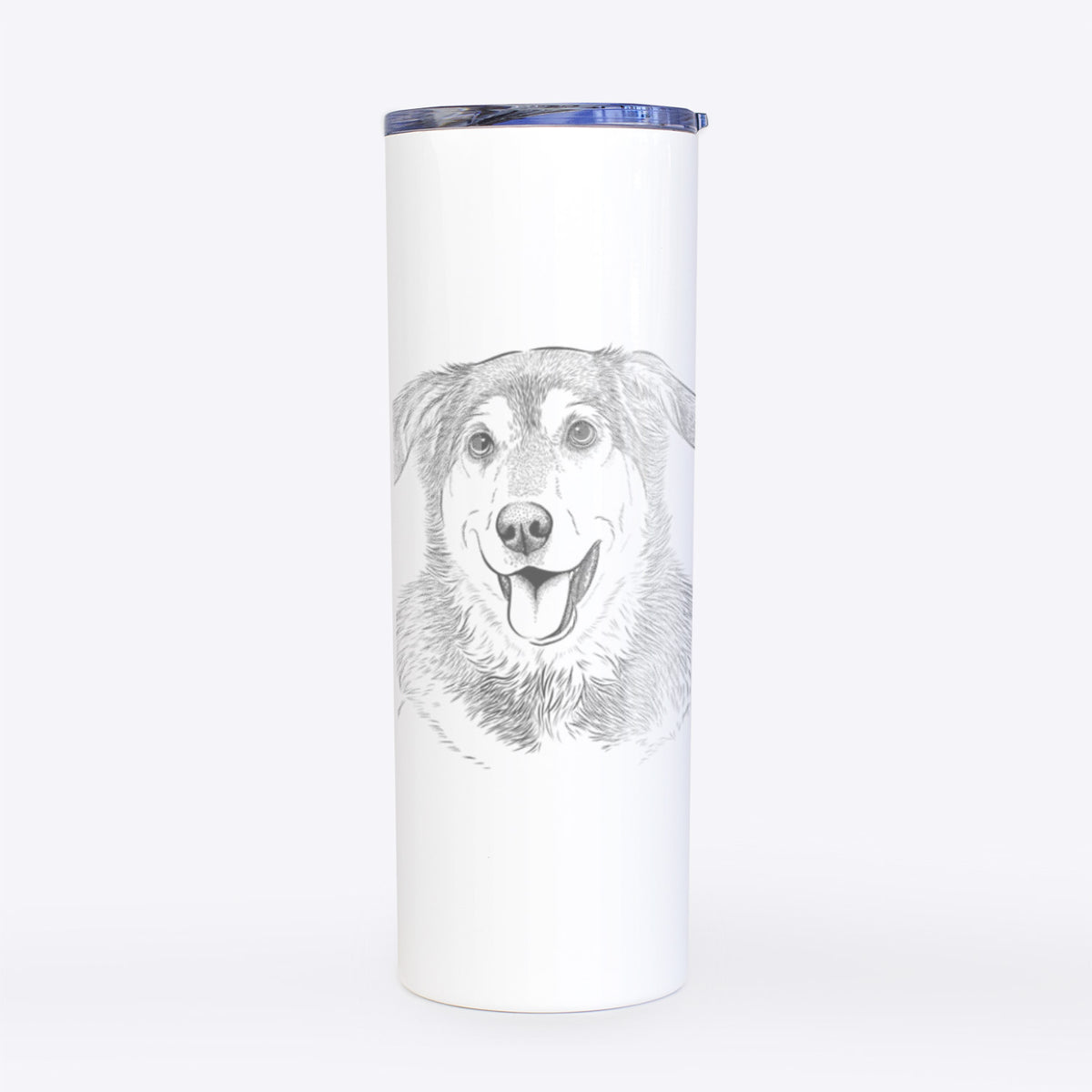 Lance the Lab/Shepherd Mix - 20oz Skinny Tumbler