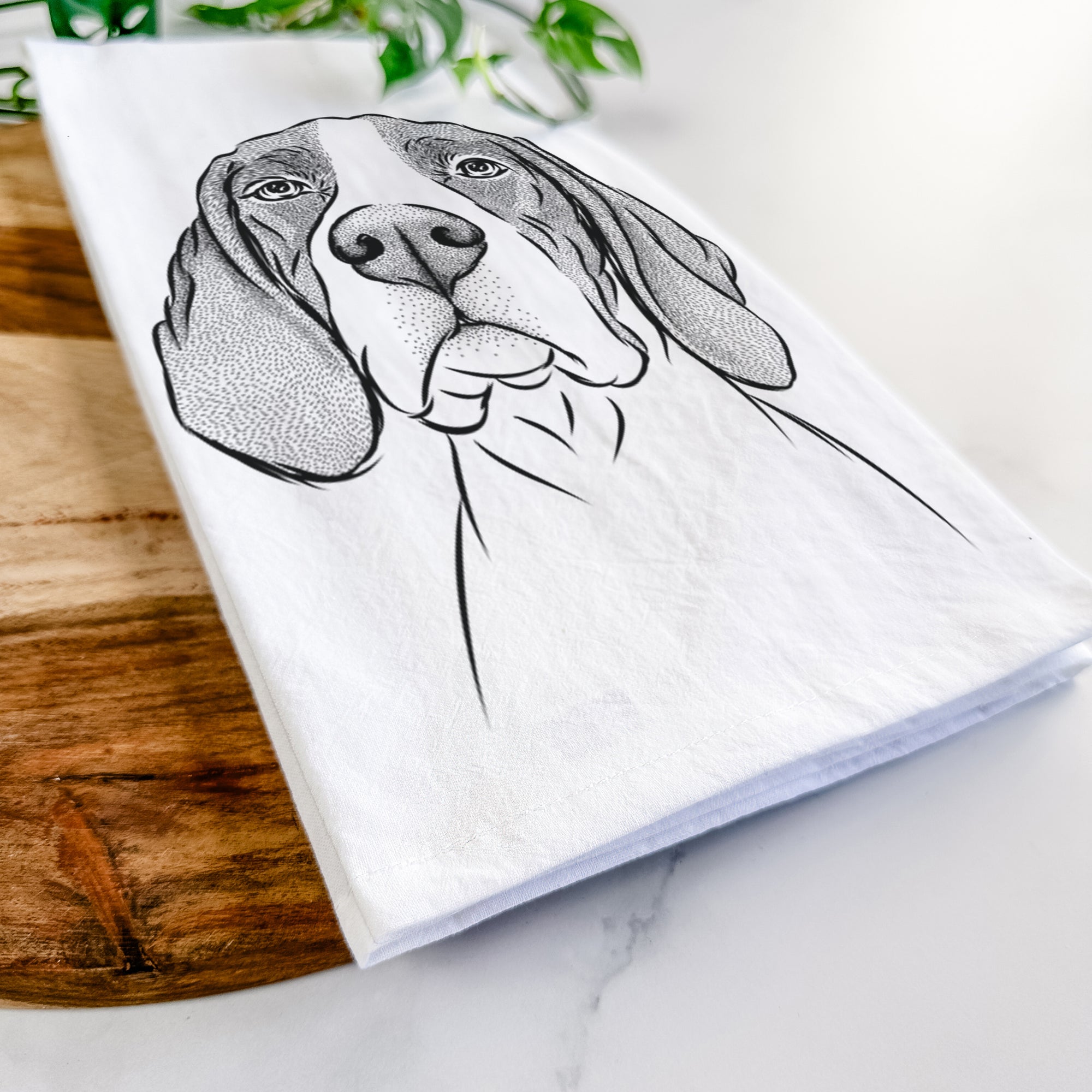 Liam the English Pointer Tea Towel