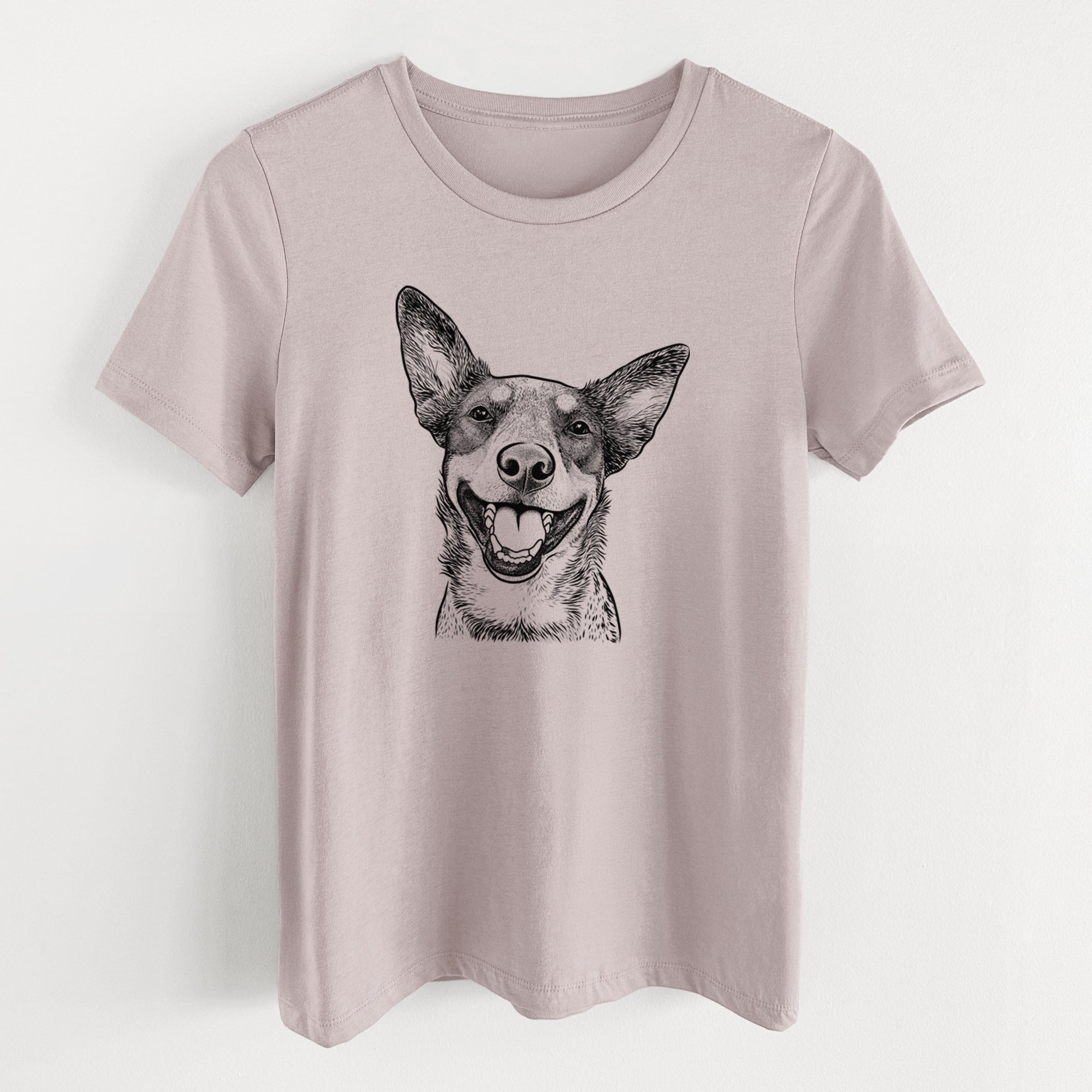 Bare Lily the Australian Cattle Dog - Women's Lightweight Relaxed Fit 100% Cotton Crewneck