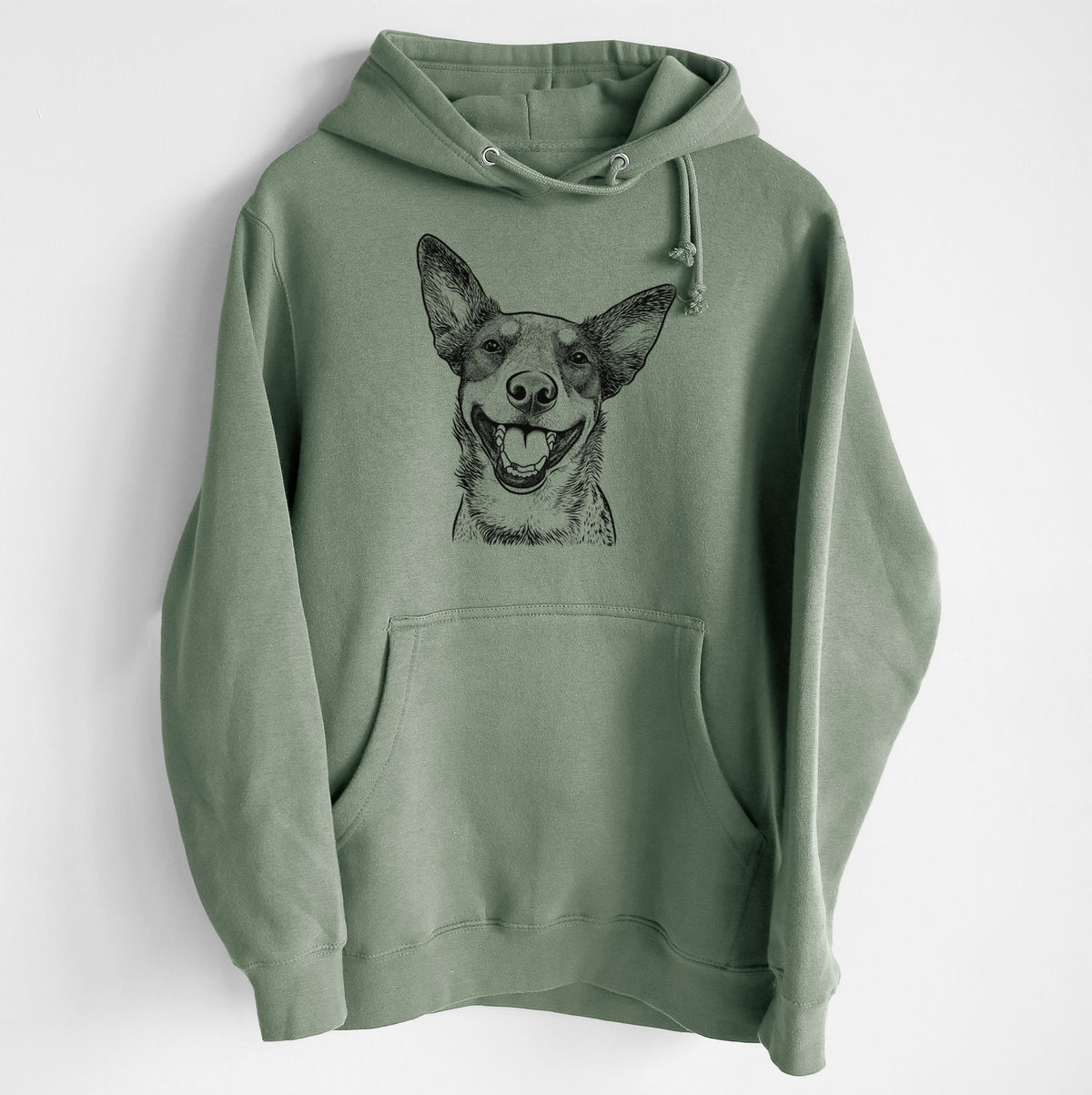 Lily the Australian Cattle Dog- Heavyweight Fleece Hoodie