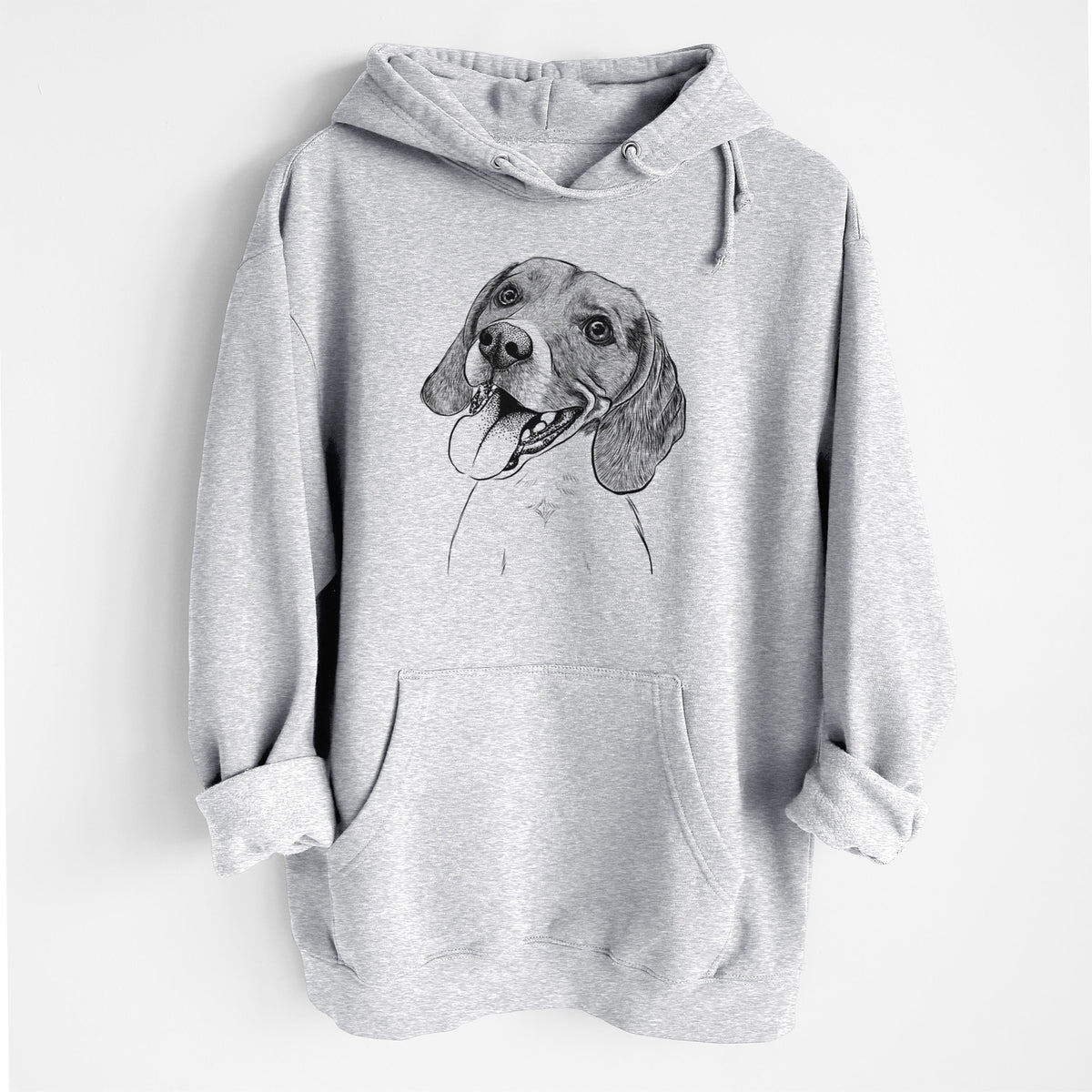 Little Bandit the Beagle- Heavyweight Fleece Hoodie