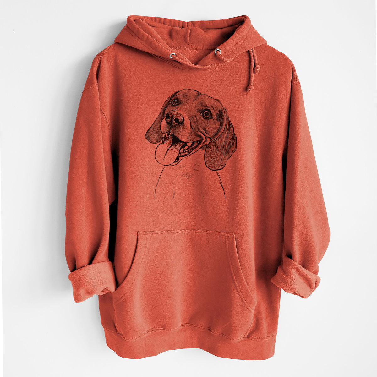 Little Bandit the Beagle- Heavyweight Fleece Hoodie