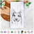 Loki the Corgi Tea Towel