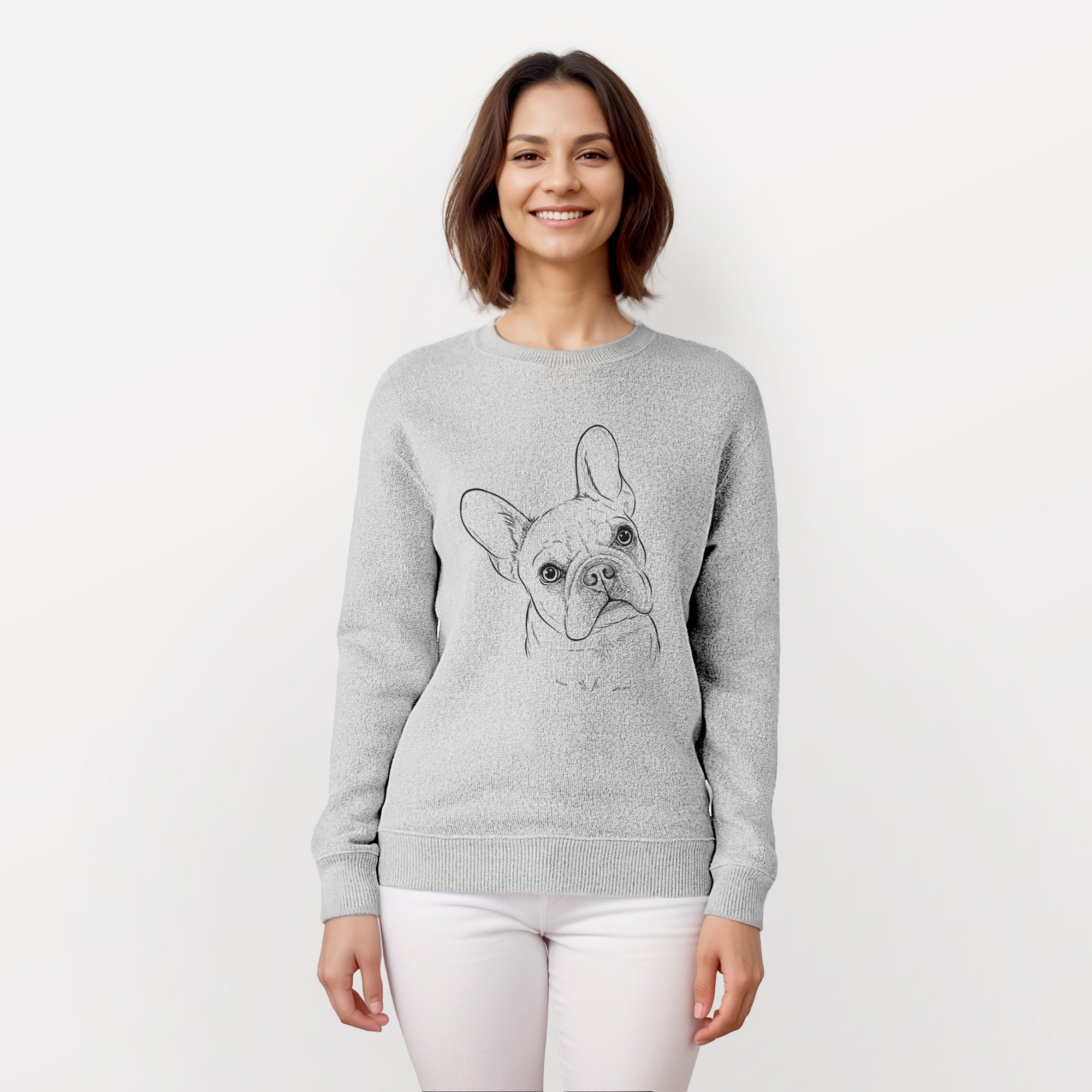 Loki the French Bulldog - Knit Sweatshirt