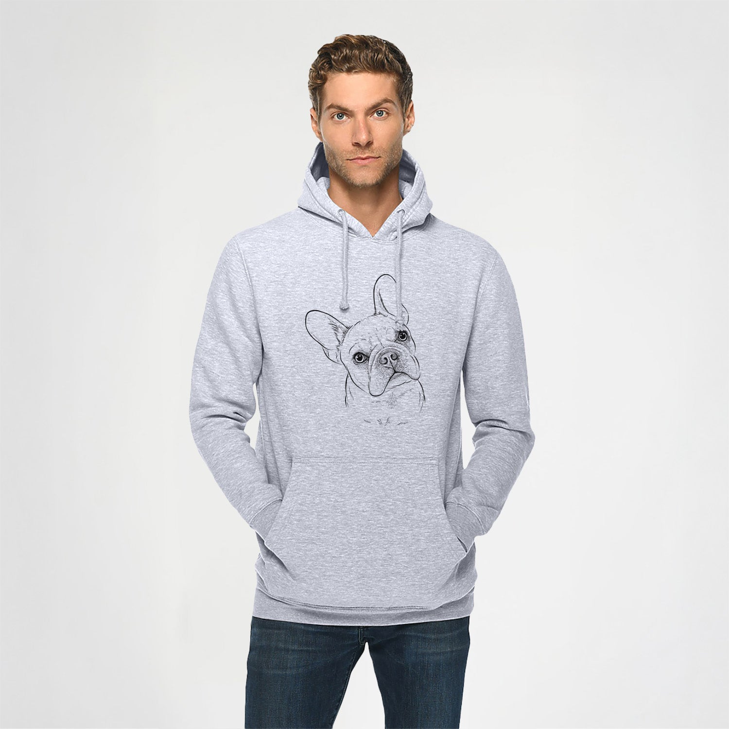 Loki the French Bulldog- Heavyweight Fleece Hoodie