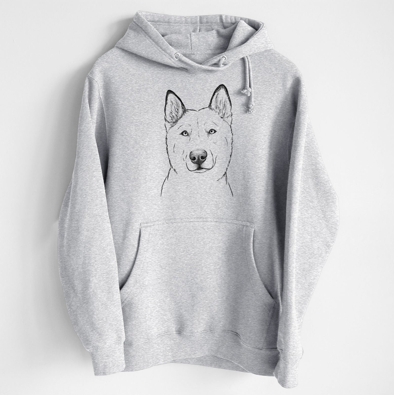 London the Siberian Husky- Heavyweight Fleece Hoodie