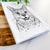 Lucky the Serval Cat Tea Towel