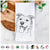 Macaroni the Border Collie Tea Towel