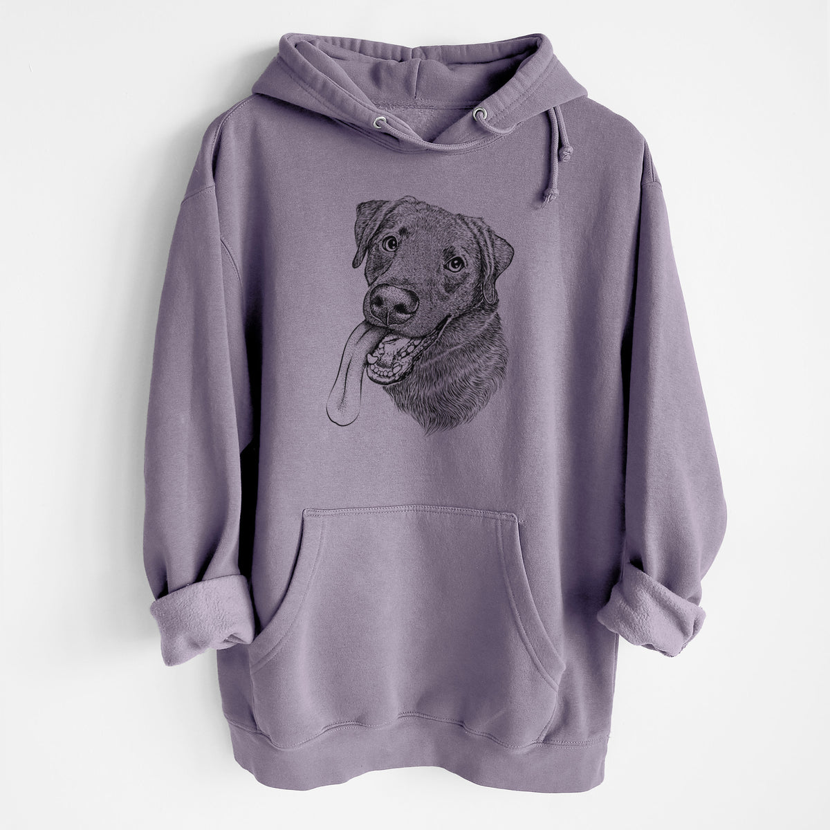 Macaroni the Lab Mix- Heavyweight Fleece Hoodie