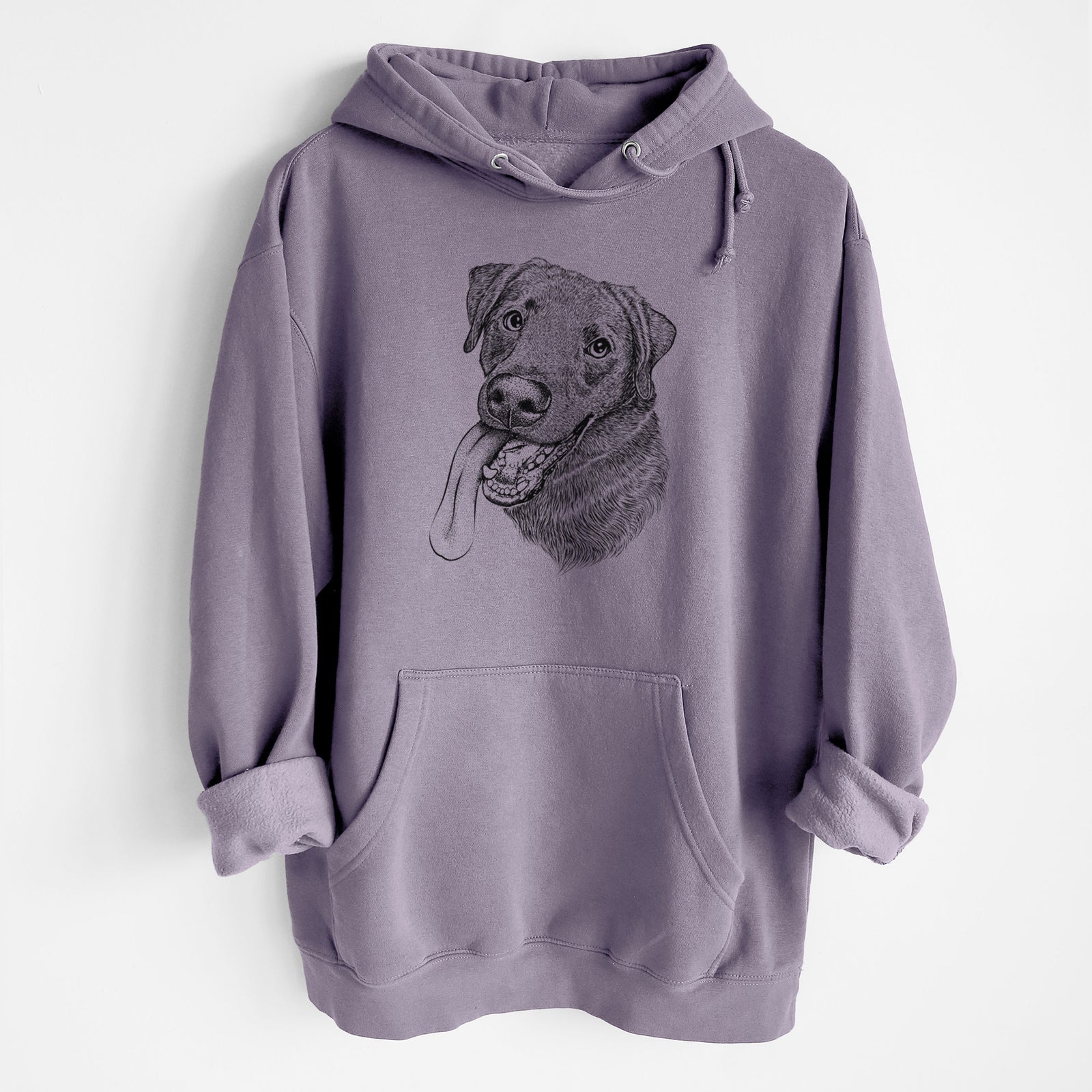 Macaroni the Lab Mix- Heavyweight Fleece Hoodie