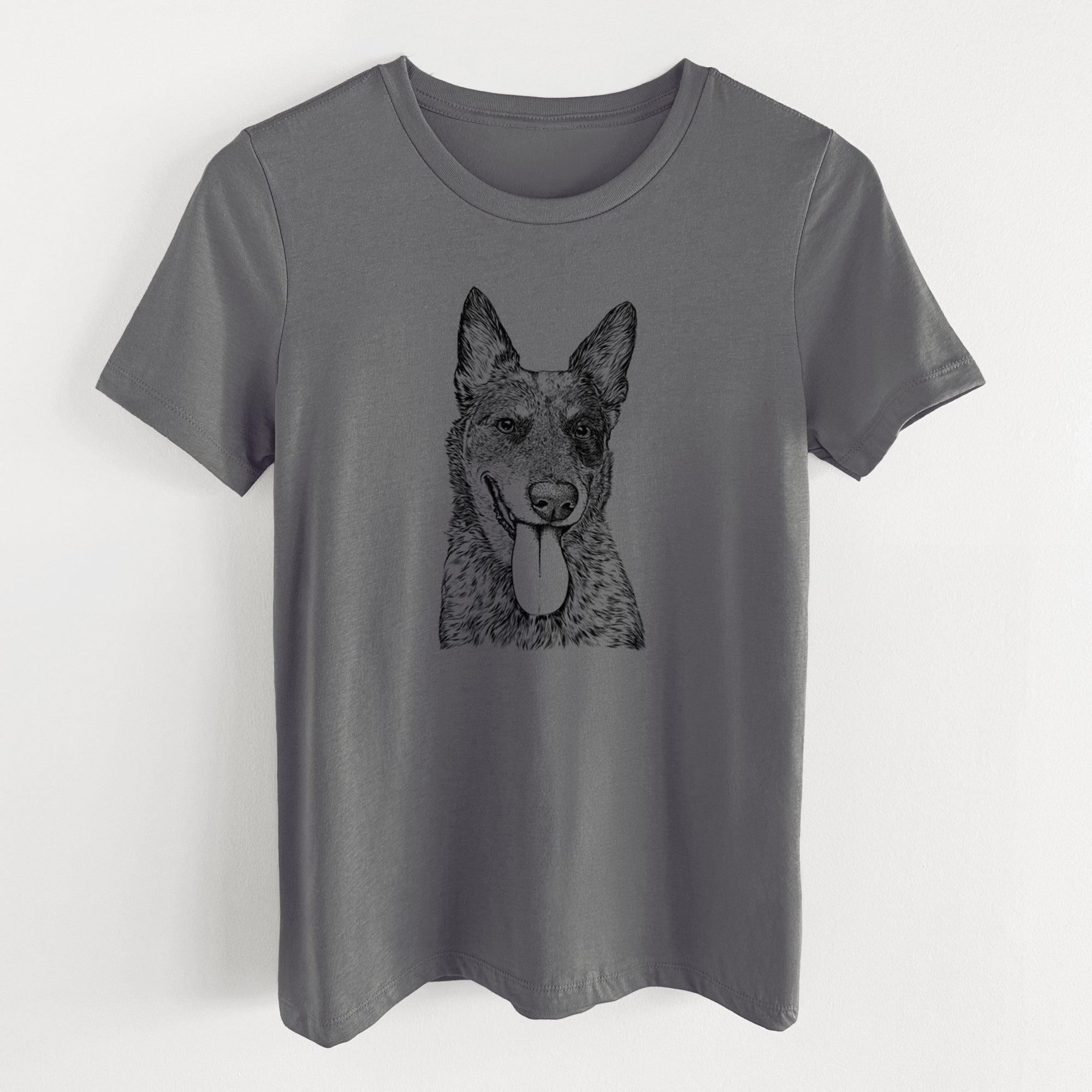 Bare Madison the Blue Heeler - Women's Lightweight Relaxed Fit 100% Cotton Crewneck