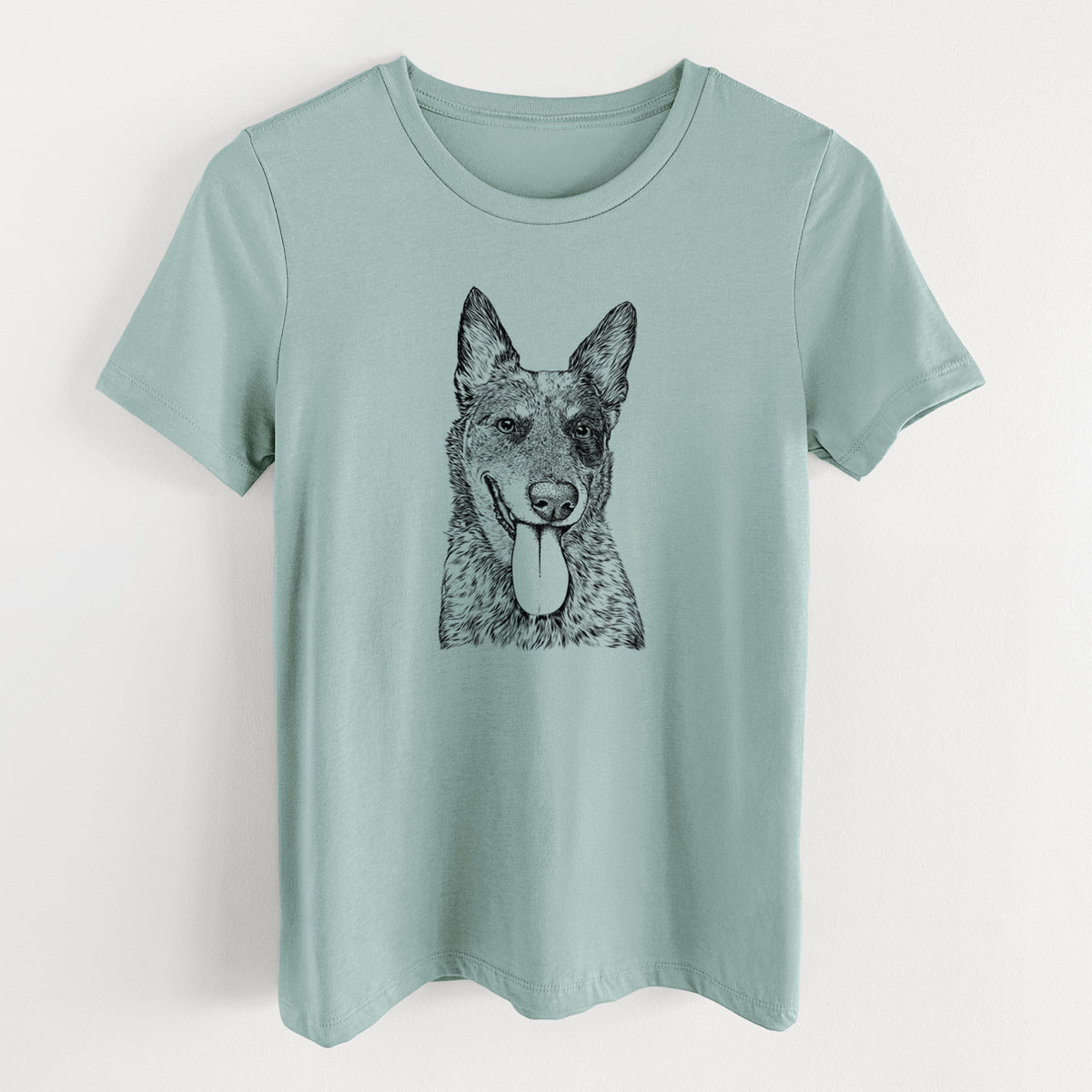 Bare Madison the Blue Heeler - Women's Lightweight Relaxed Fit 100% Cotton Crewneck