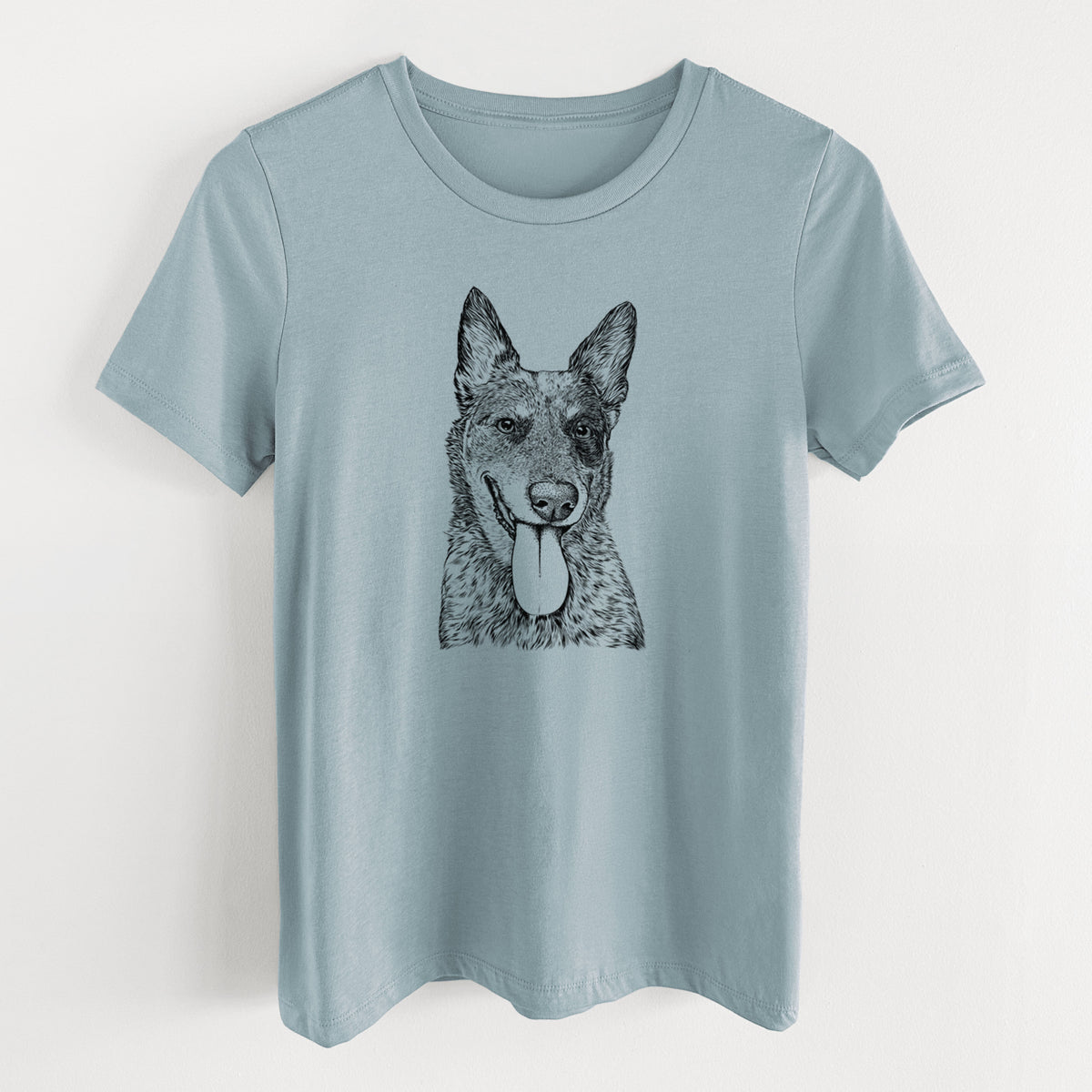 Bare Madison the Blue Heeler - Women's Lightweight Relaxed Fit 100% Cotton Crewneck