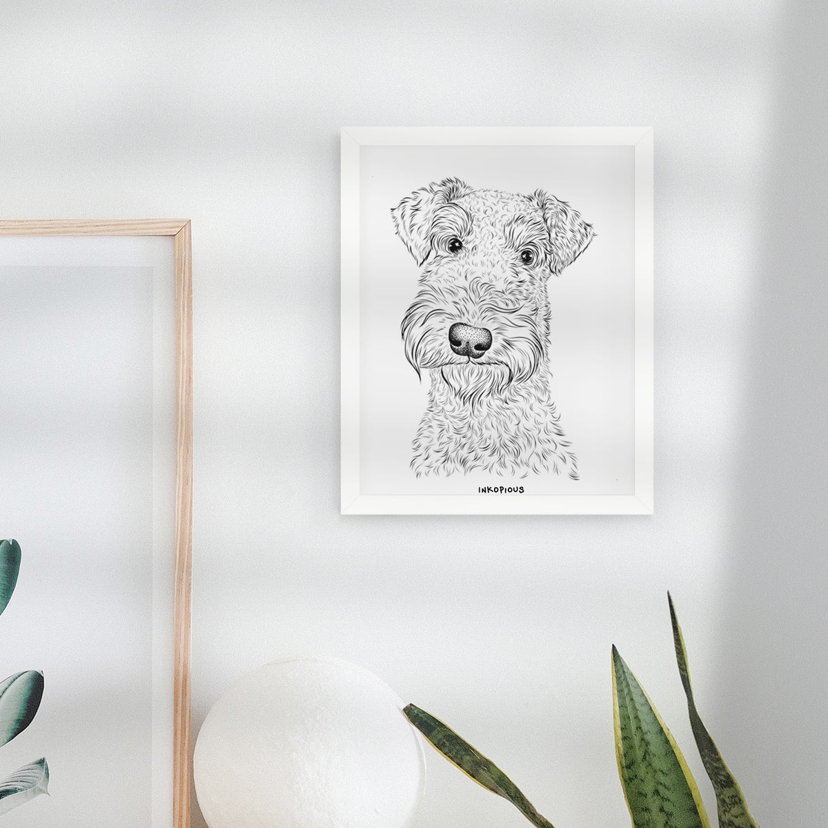 Roc Haven Maggie May the Airedale Terrier Art Print