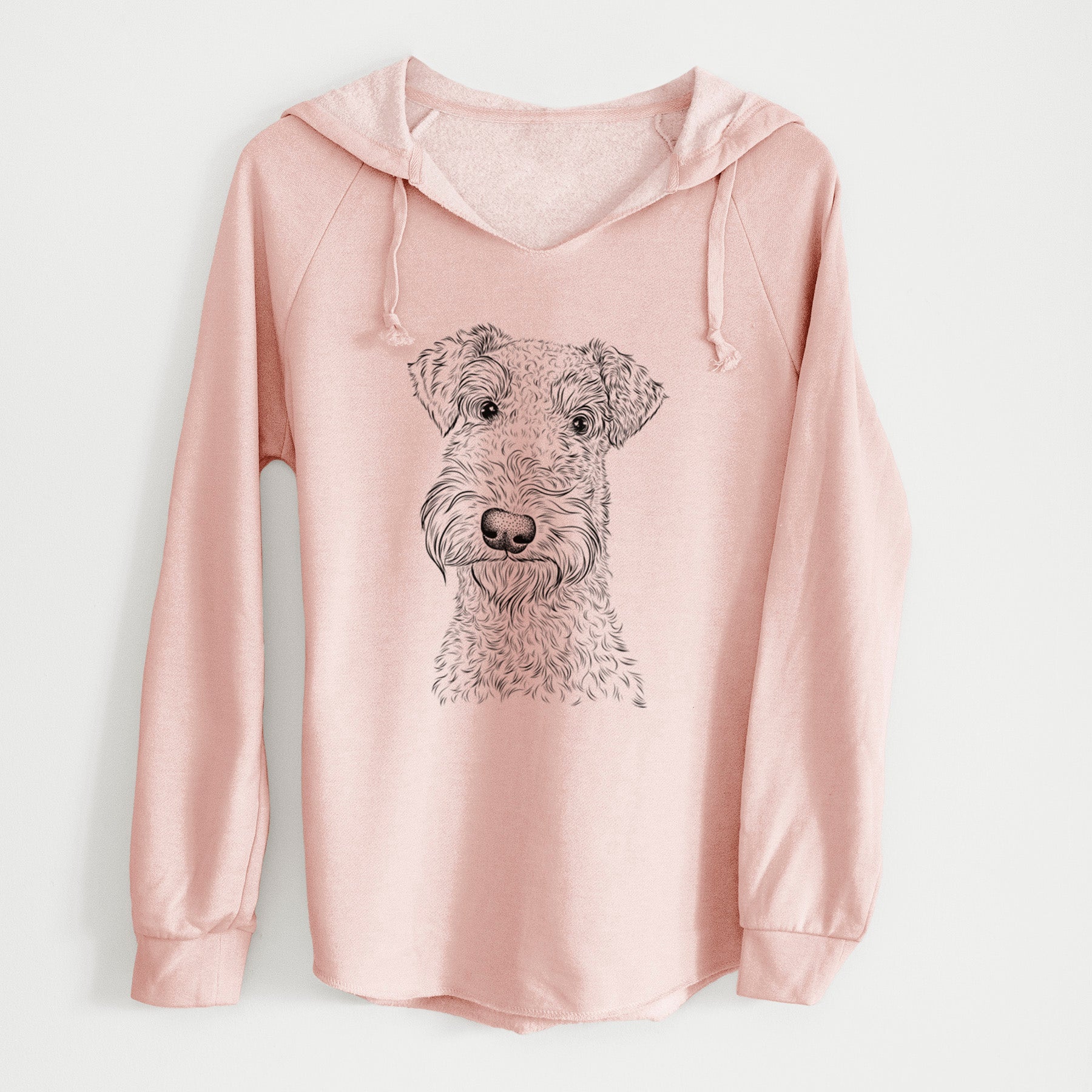 Bare Roc Haven Maggie May the Airedale Terrier - Cali Wave Hooded Sweatshirt