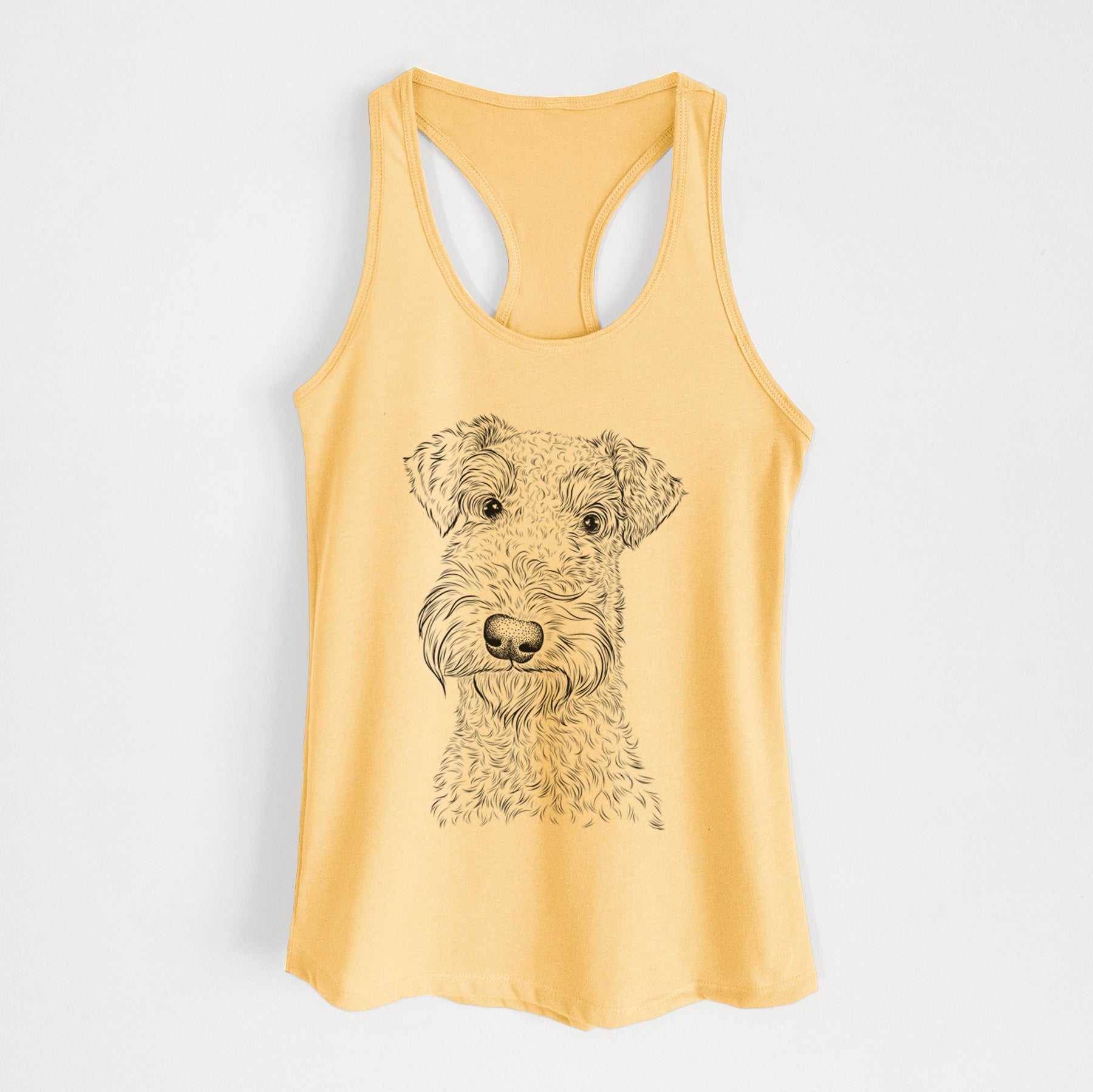 Roc Haven Maggie May the Airedale Terrier - Women's Racerback Tanktop