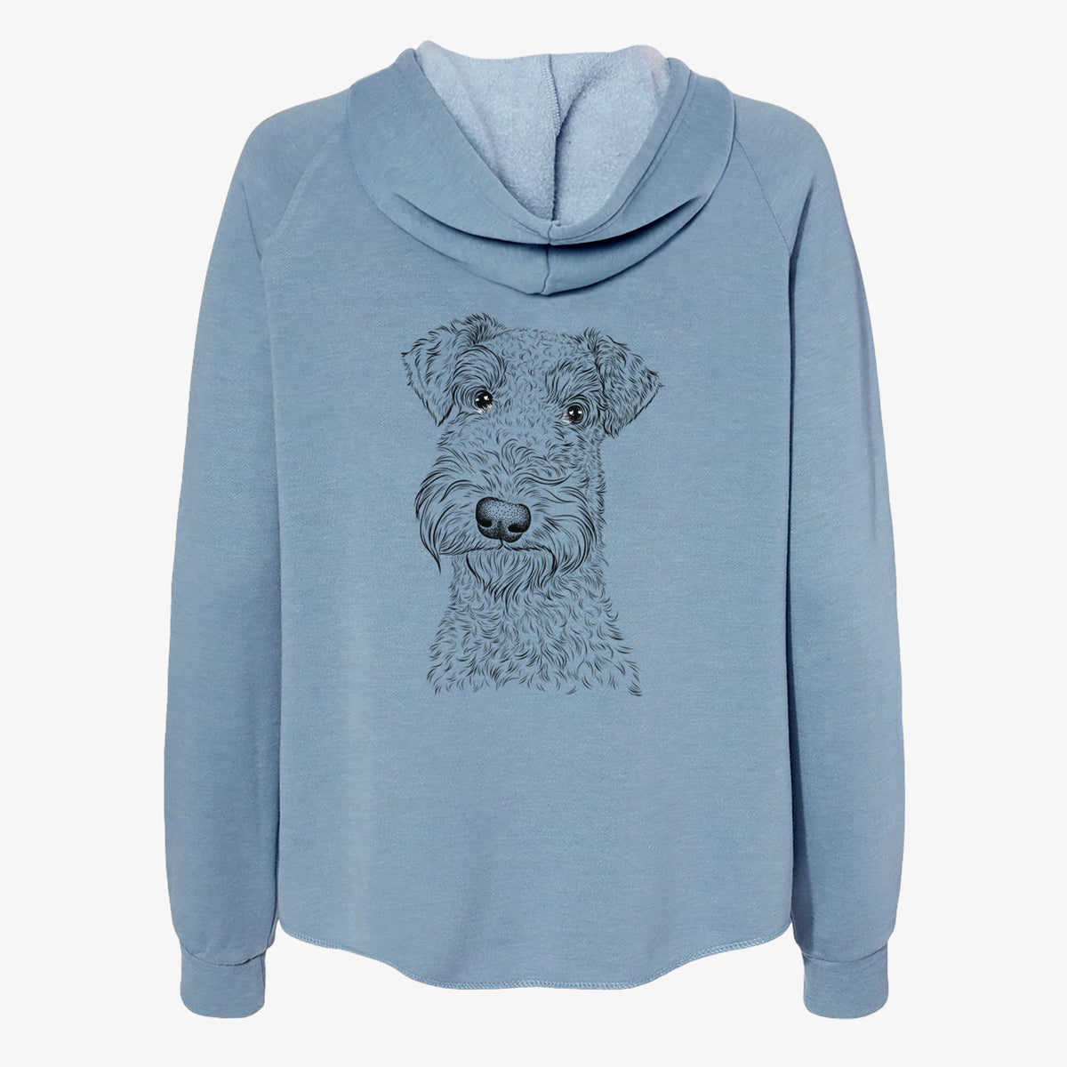 Roc Haven Maggie May the Airedale Terrier - Women's Cali Wave Zip-Up Sweatshirt