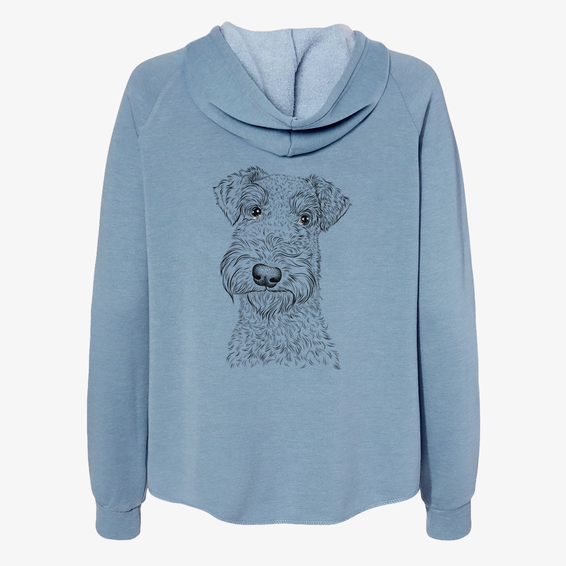 Roc Haven Maggie May the Airedale Terrier - Women's Cali Wave Zip-Up Sweatshirt