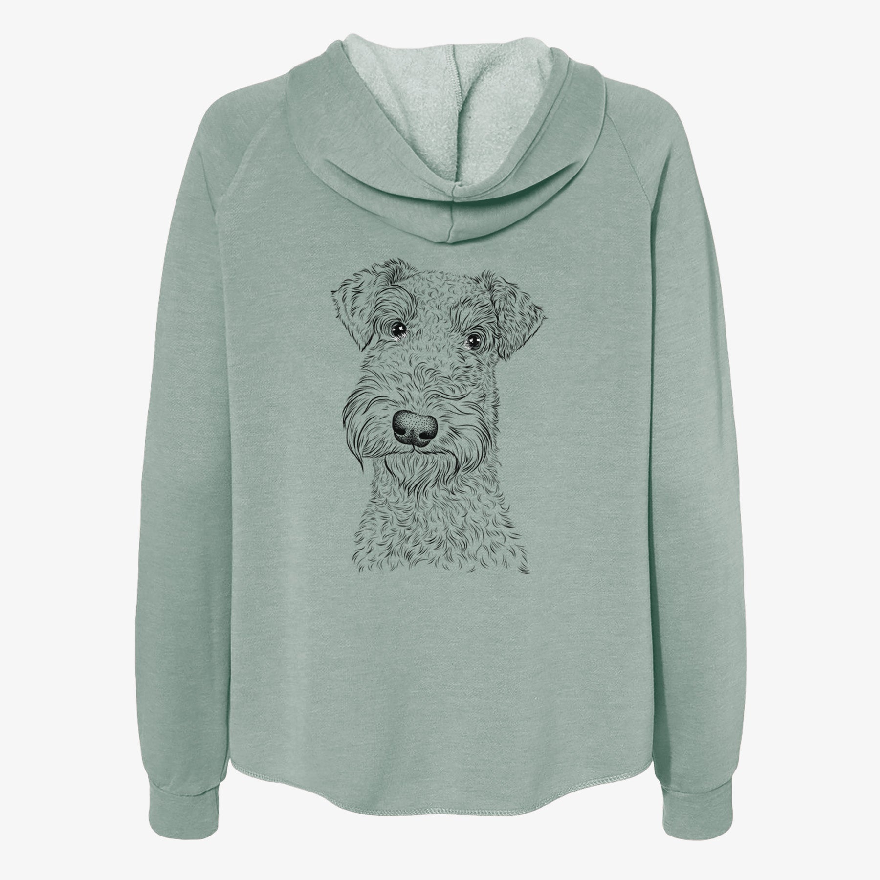 Roc Haven Maggie May the Airedale Terrier - Women's Cali Wave Zip-Up Sweatshirt