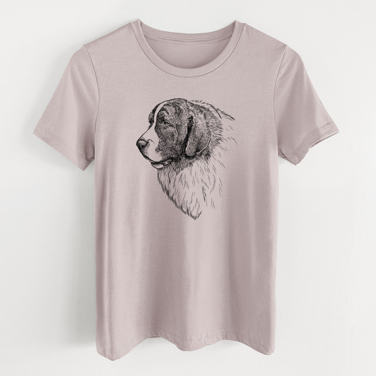 Bare Magnus the Pyrenean Mastiff - Women's Lightweight Relaxed Fit 100% Cotton Crewneck