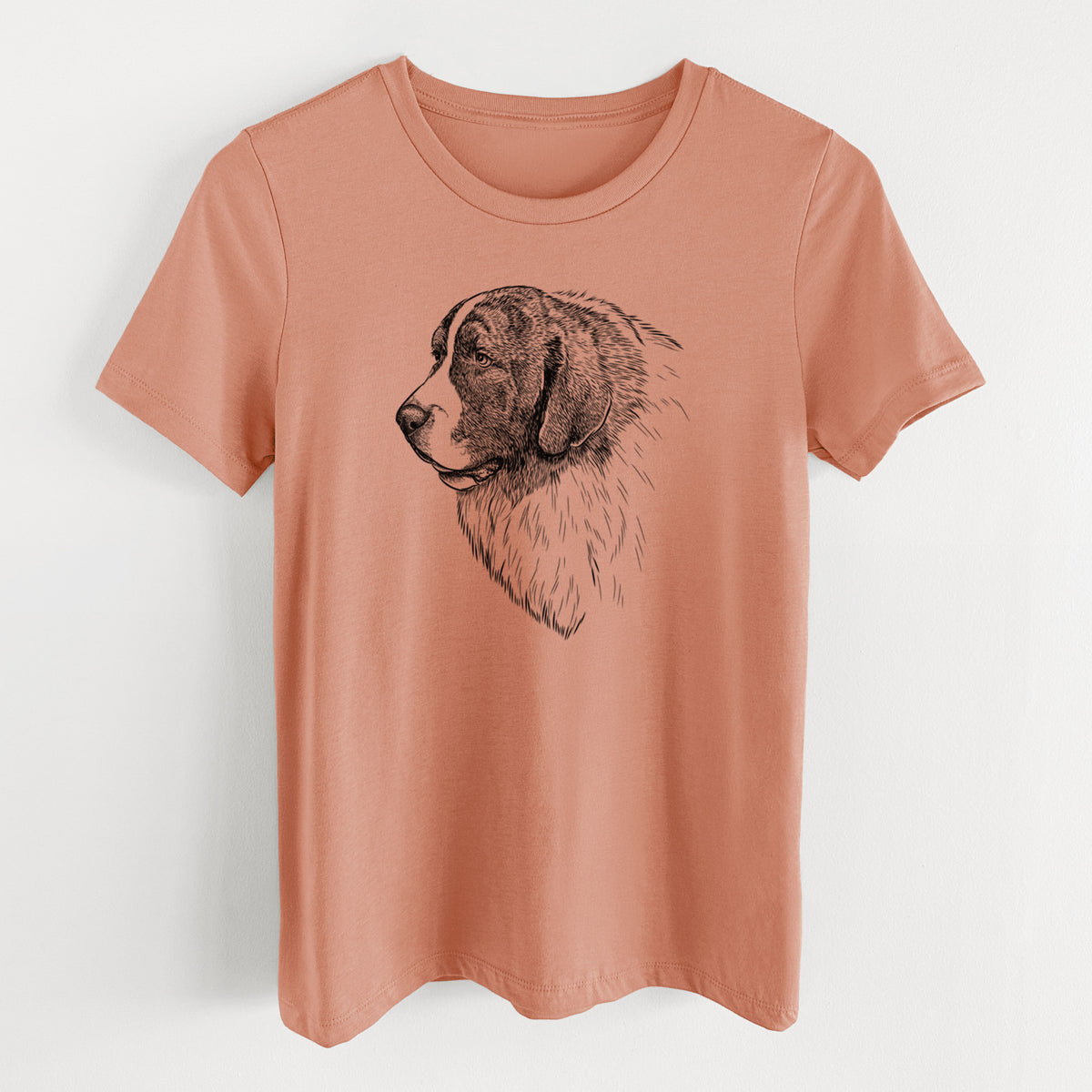 Bare Magnus the Pyrenean Mastiff - Women's Lightweight Relaxed Fit 100% Cotton Crewneck