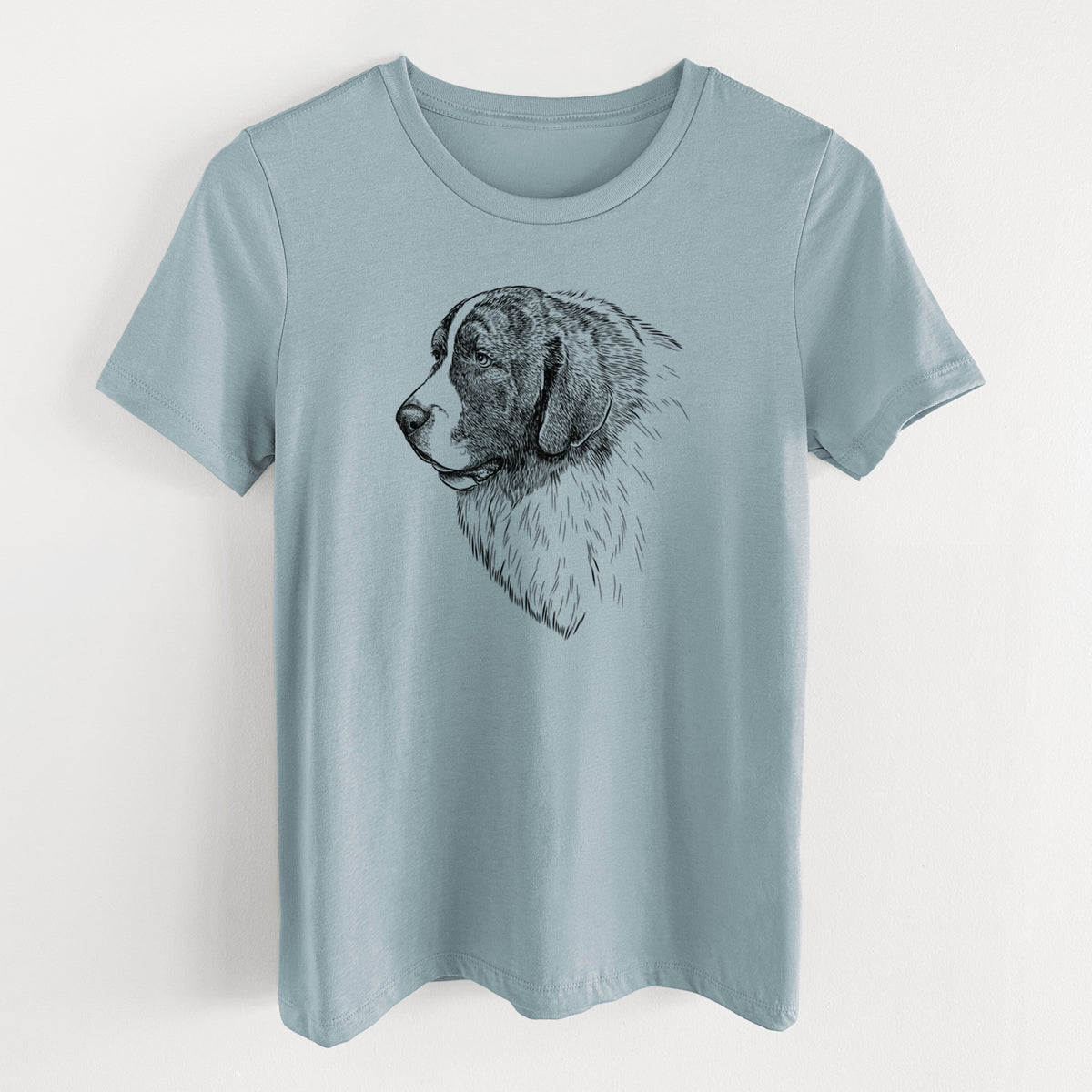 Bare Magnus the Pyrenean Mastiff - Women's Lightweight Relaxed Fit 100% Cotton Crewneck