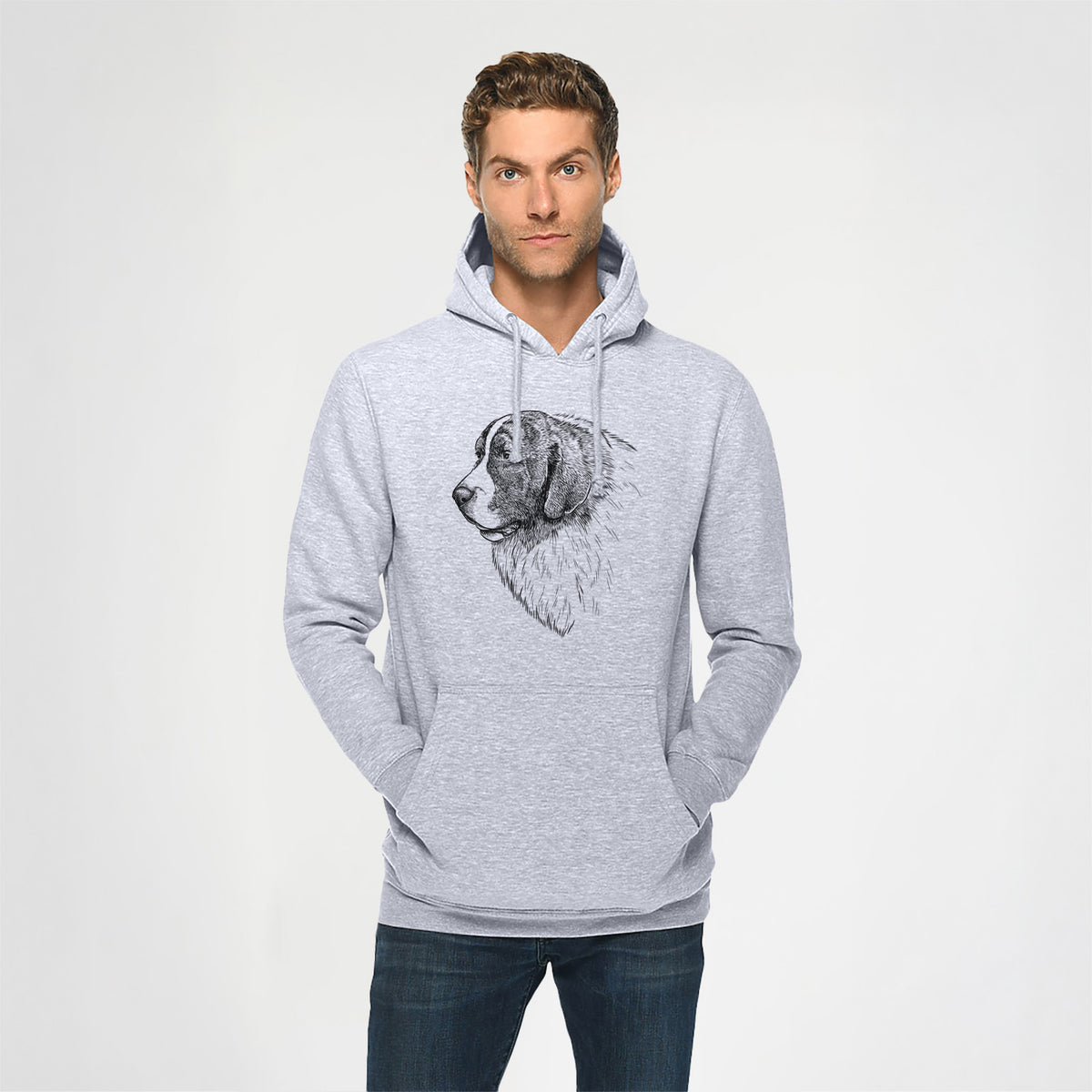 Magnus the Pyrenean Mastiff- Heavyweight Fleece Hoodie