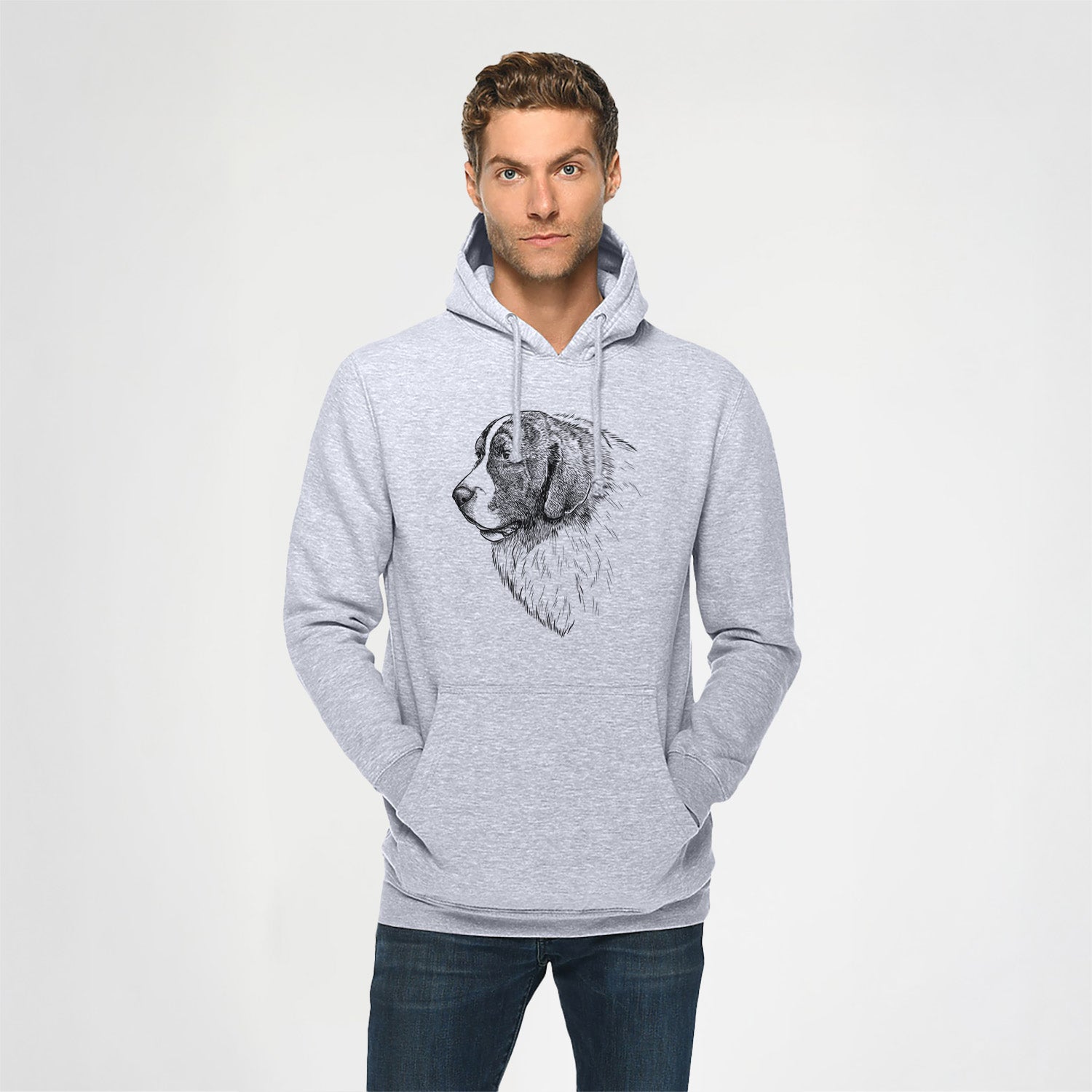Magnus the Pyrenean Mastiff- Heavyweight Fleece Hoodie