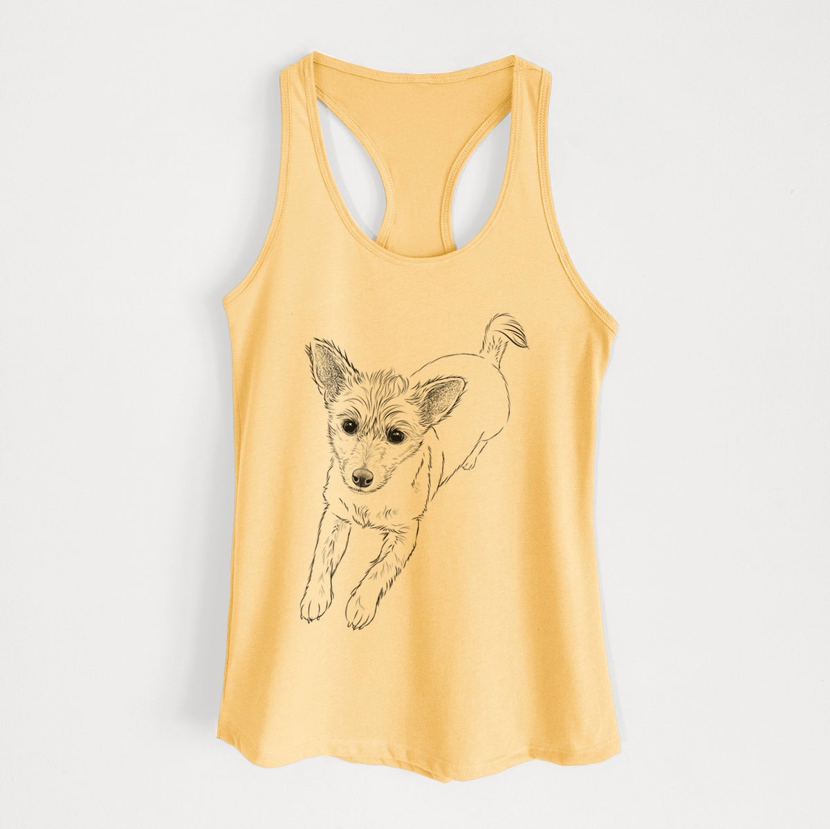 Maisie the Terrier Mix - Women's Racerback Tanktop
